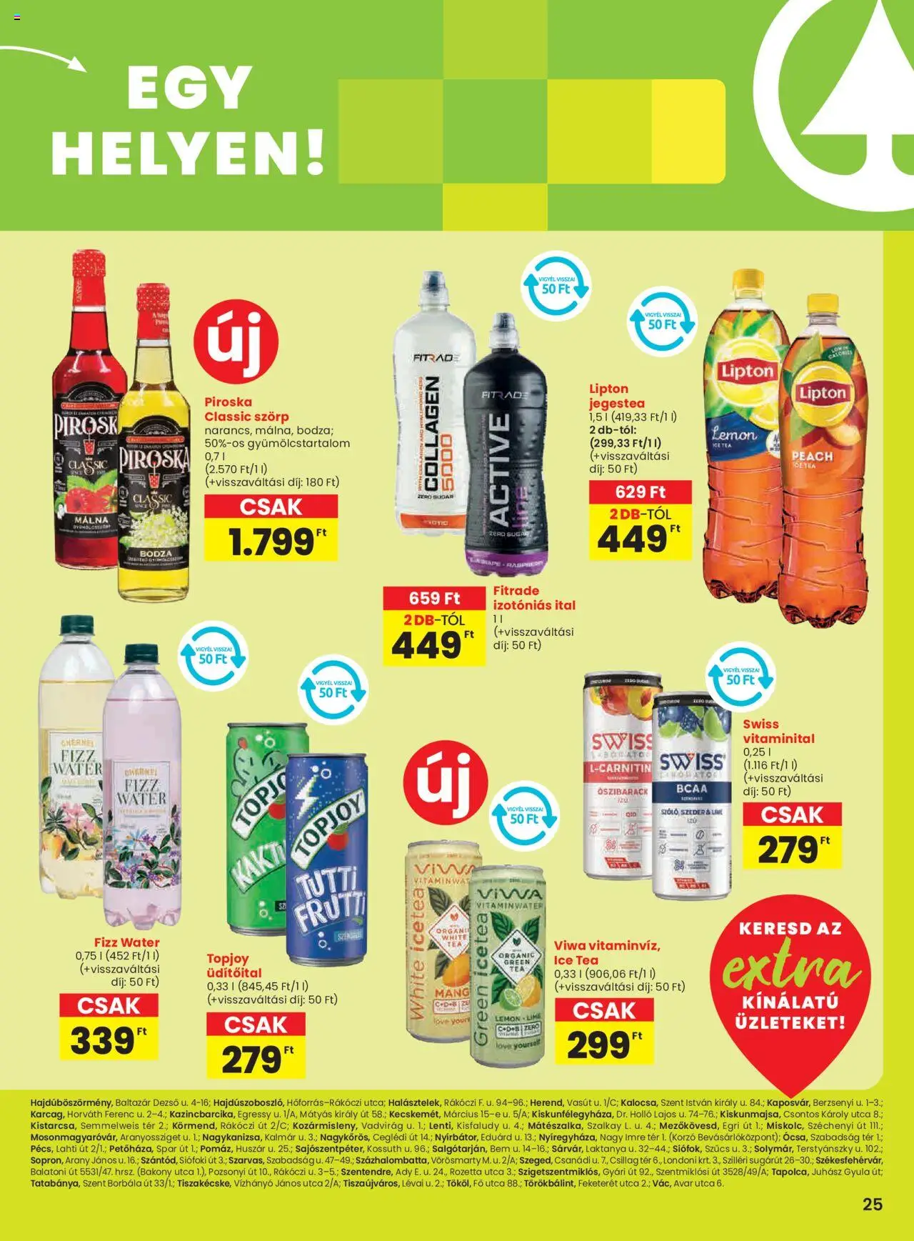 Interspar akciós ujság - amely érvényes a következő dátumtól: 31.07.2025 | Oldal: 6 | Termékek: Őszibarack, Málna, Ice tea, Só
