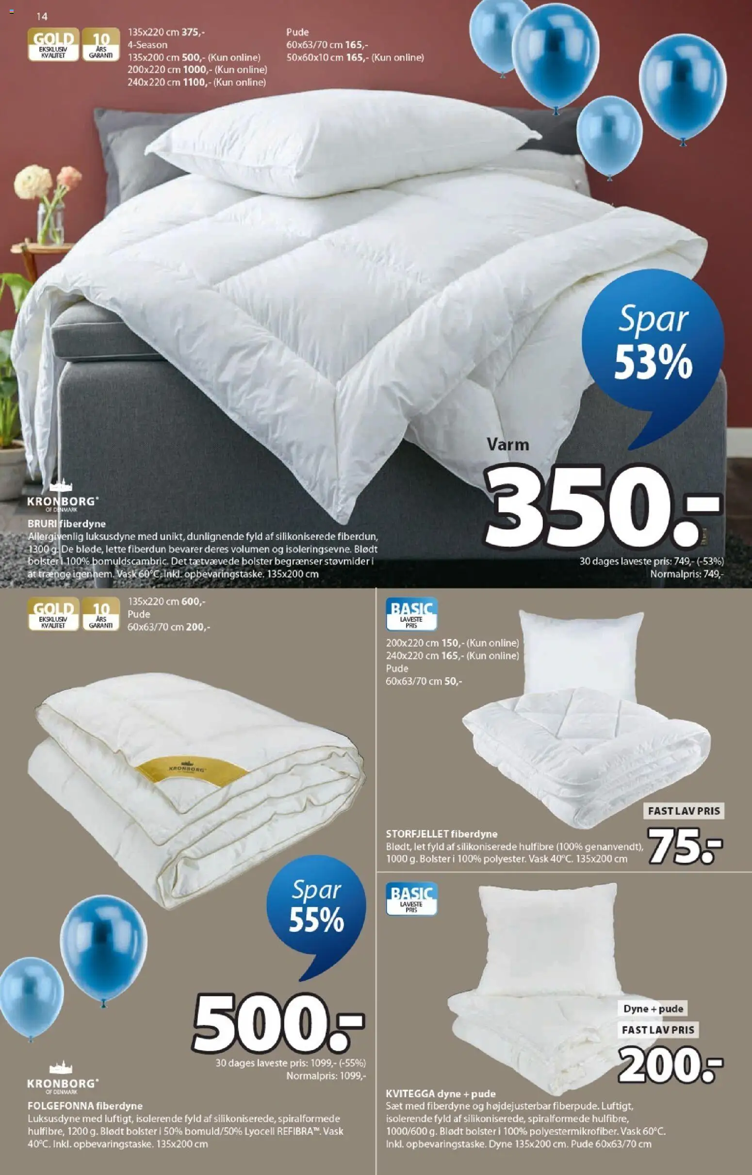 JYSK tilbudsavis – gyldig fra 17.04.2026 | Side: 14 | Produkter: Pude
