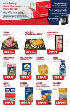 CBA Akciós újság - amely érvényes a következő dátumtól: 18.12.2025 | Oldal: 3 | Termékek: Kefir, Főzőtejszín, Kaukázusi kefír, Konyhai robotgép