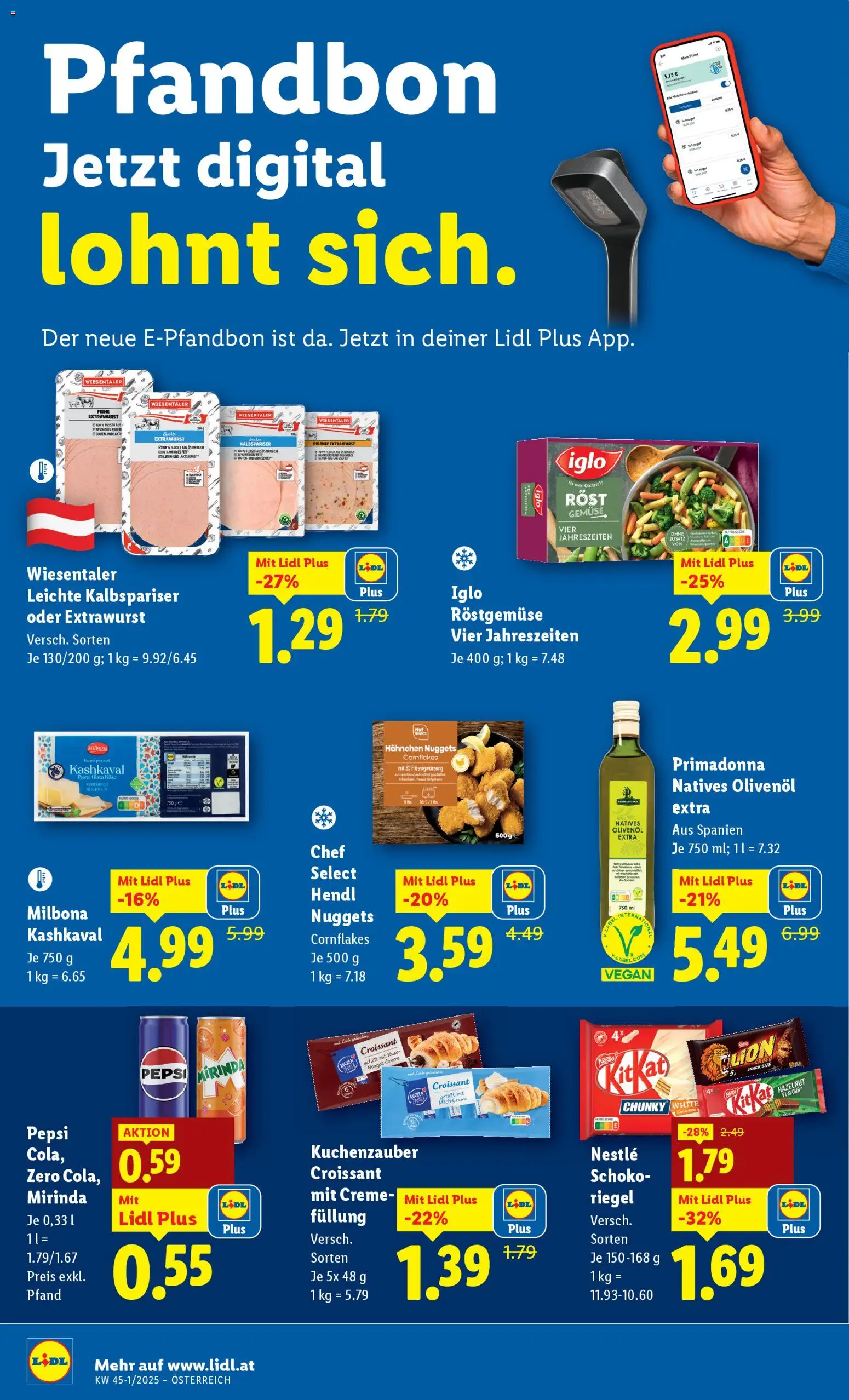 Lidl Flugblatt - Altenmarkt im Pongau, St. Johann im Pongau, Zell am See gültig ab 30.10.2025 | Seite: 38 | Produkte: Gemüse, Milch, Creme