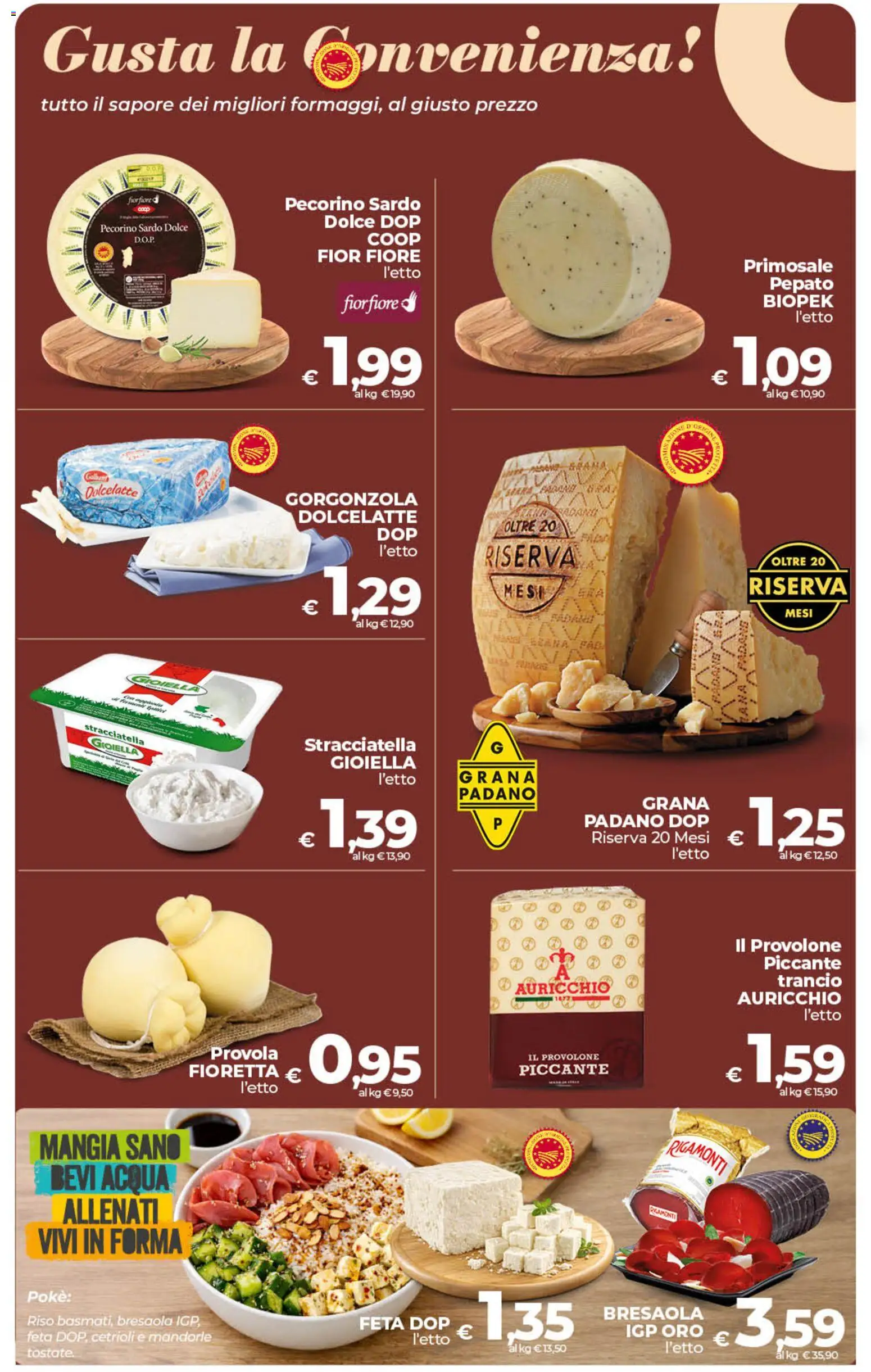 Volantino Ipercoop del 07.04.2026 | Pagina: 14 | Prodotti: Provolone, Bresaola, Acqua, Mandorle