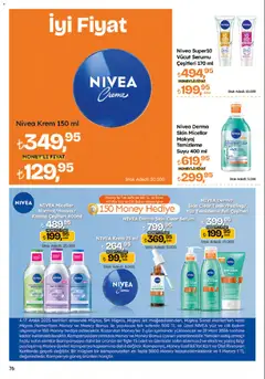 04.12.2025 tarihinden itibaren geçerli olan Migros kataloğu önizlemesi | Sayfa: 76 | Ürünler: Krem, Makyaj