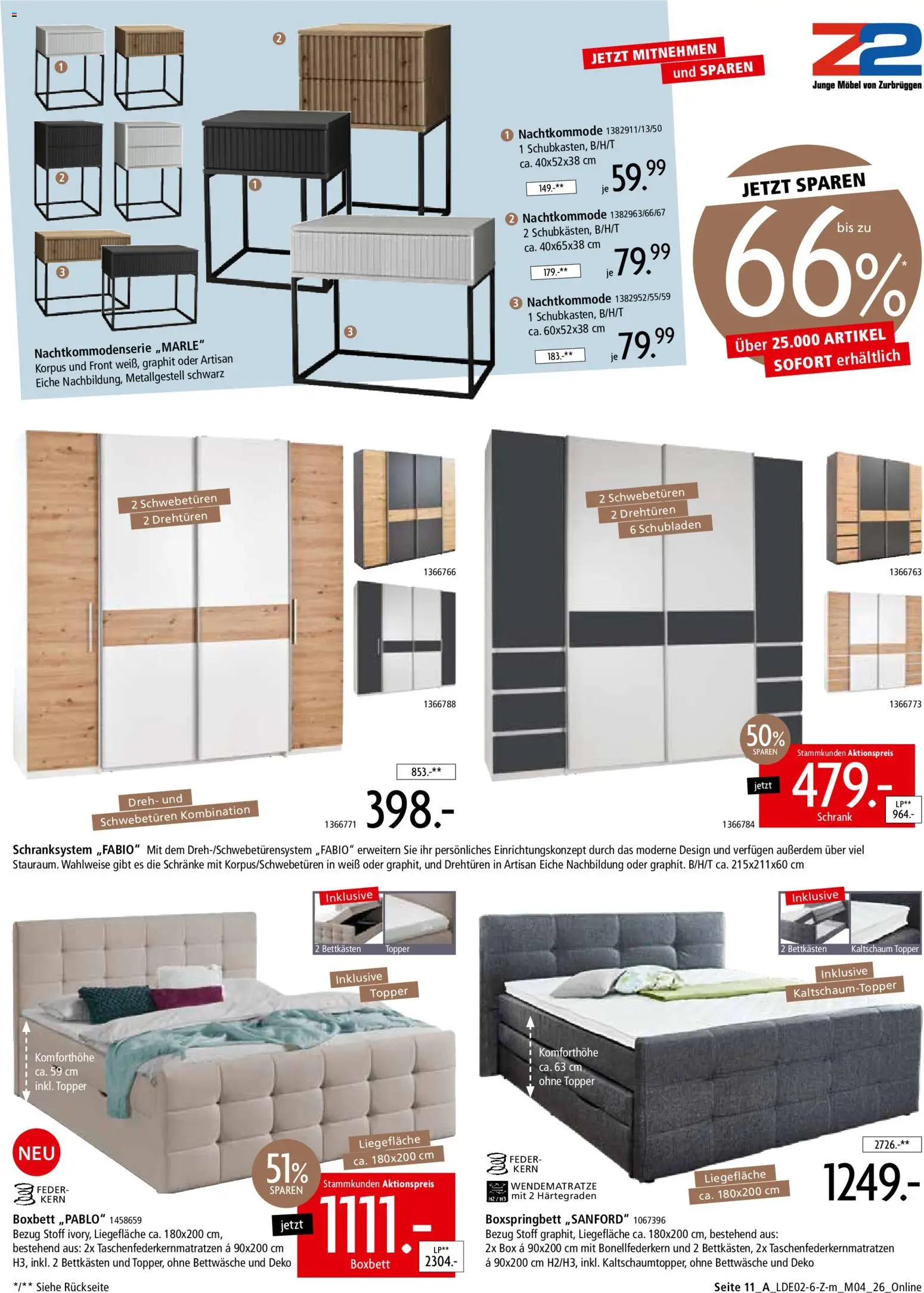 Zurbrüggen Prospekt 	 – gültig ab 22.02.2026 | Seite: 17 | Produkte: Boxspringbett, Topper, Box, Bettwäsche