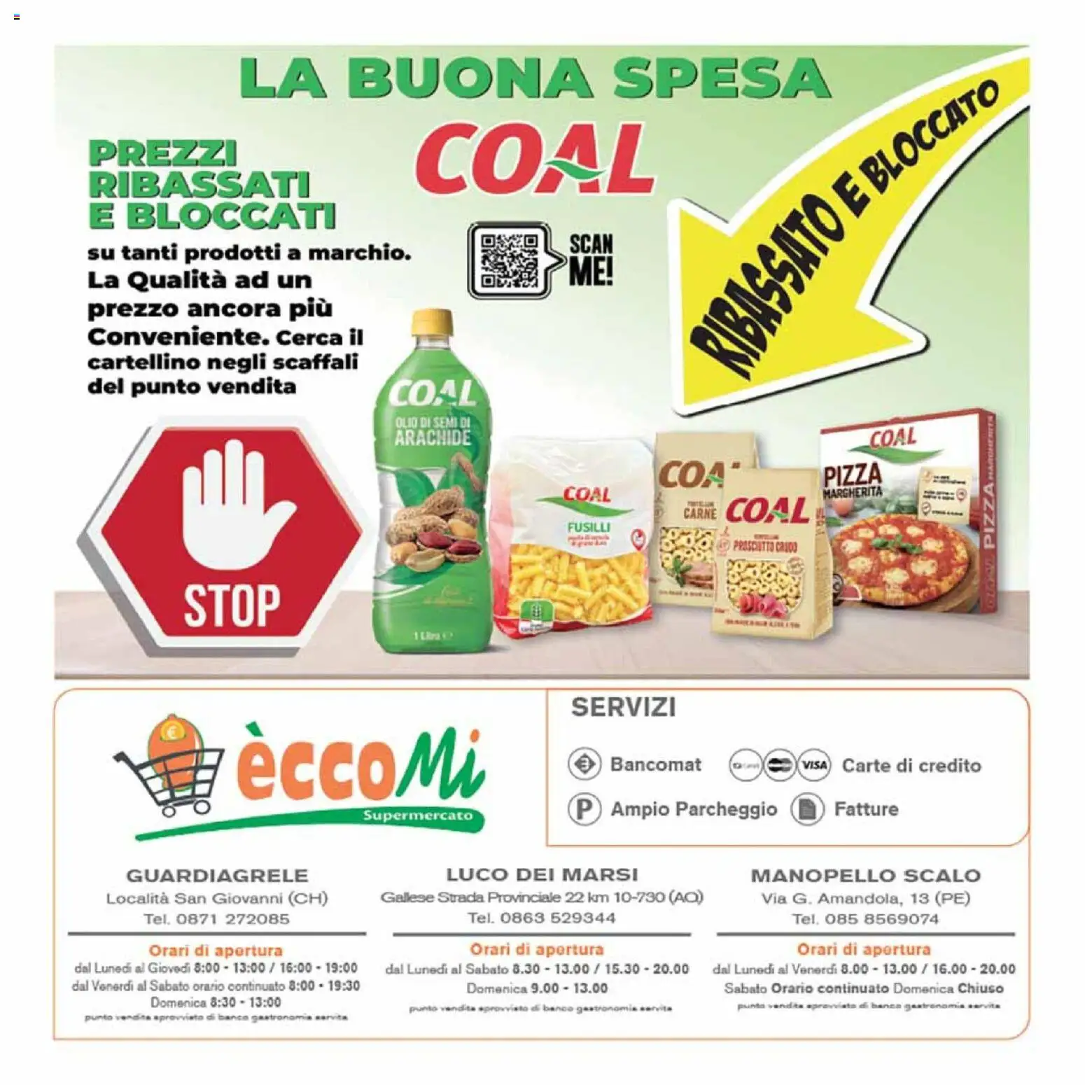 Volantino Coal del 23.10.2025 | Pagina: 12 | Prodotti: Pizza, Olio, Fusilli