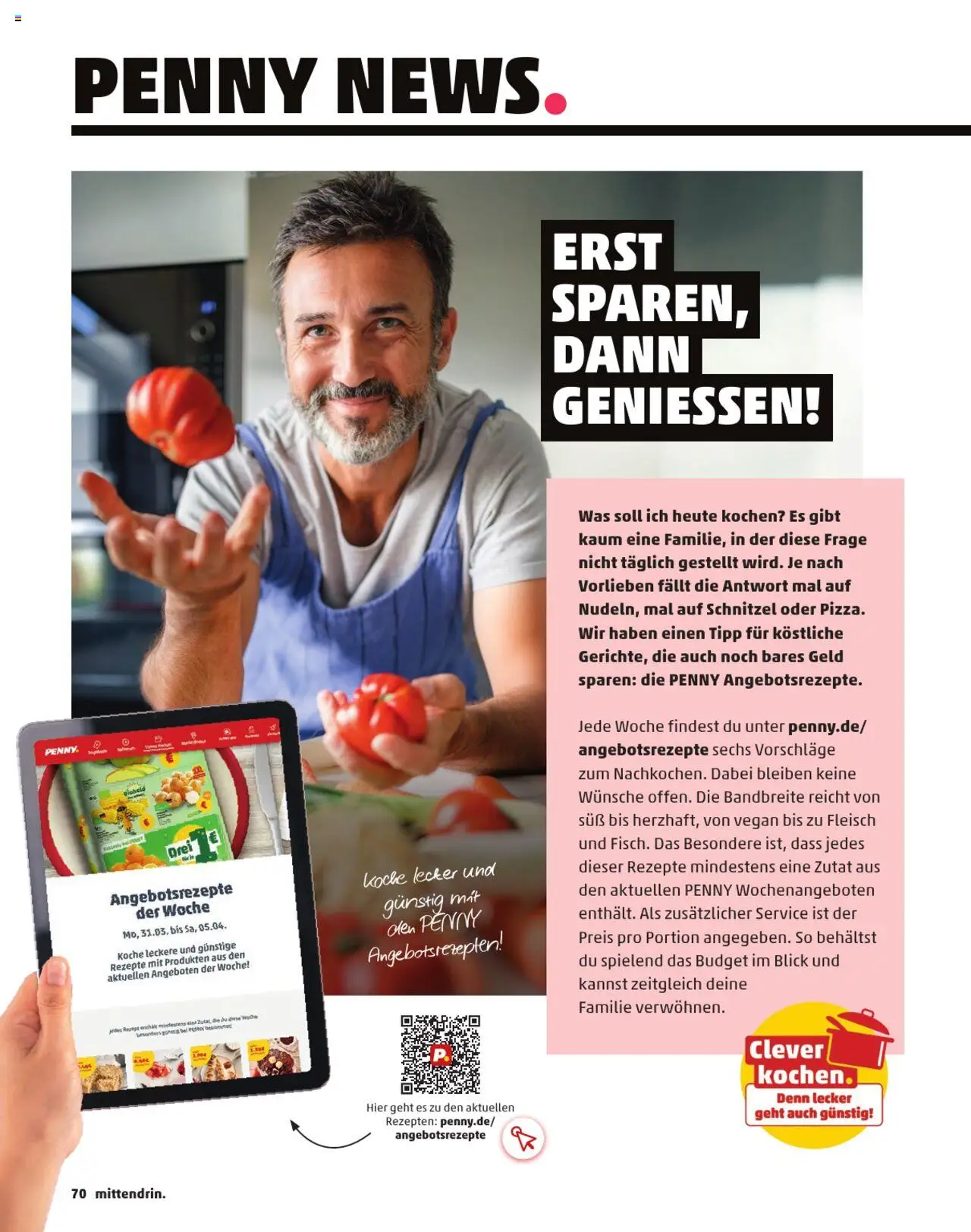 Penny  Kundenmagazin Sommer - gültig ab dem 13.06.2025 | Seite: 70 | Produkte: Schnitzel, Fleisch