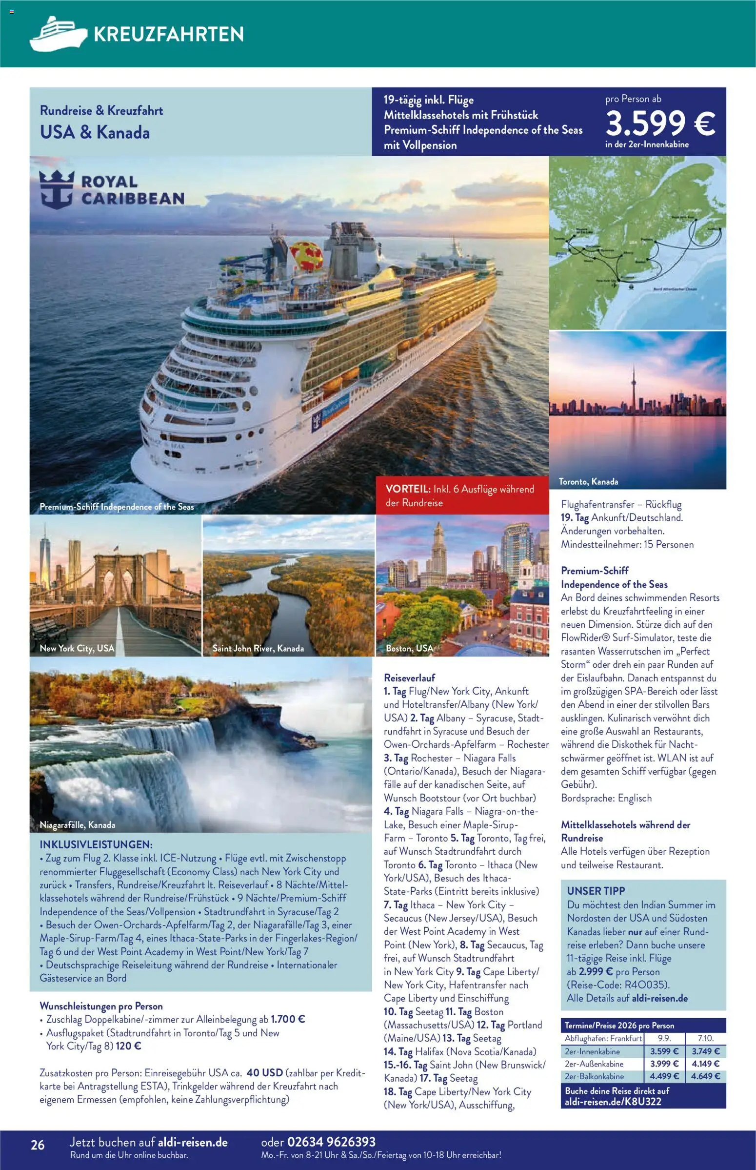 Aldi Reisen – gültig ab 01.11.2025 | Seite: 26