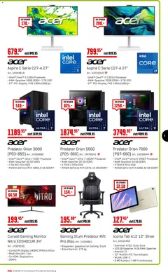 Interdiscount Aktionen ab 01.12.2025 gültig | Seite: 3 | Produkte: Stuhl, Monitor, Gamingstuhl