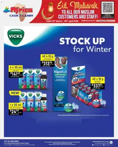 Africa Cash & Carry specials catalogue – valid from 19.03.2026 | Page: 47 | Products: Cough syrup, Stock, Syrup