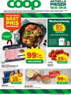 Coop - Alsterbro - Förhandsvisning av reklamblad från butik Coop aktuell från 18.08.2025