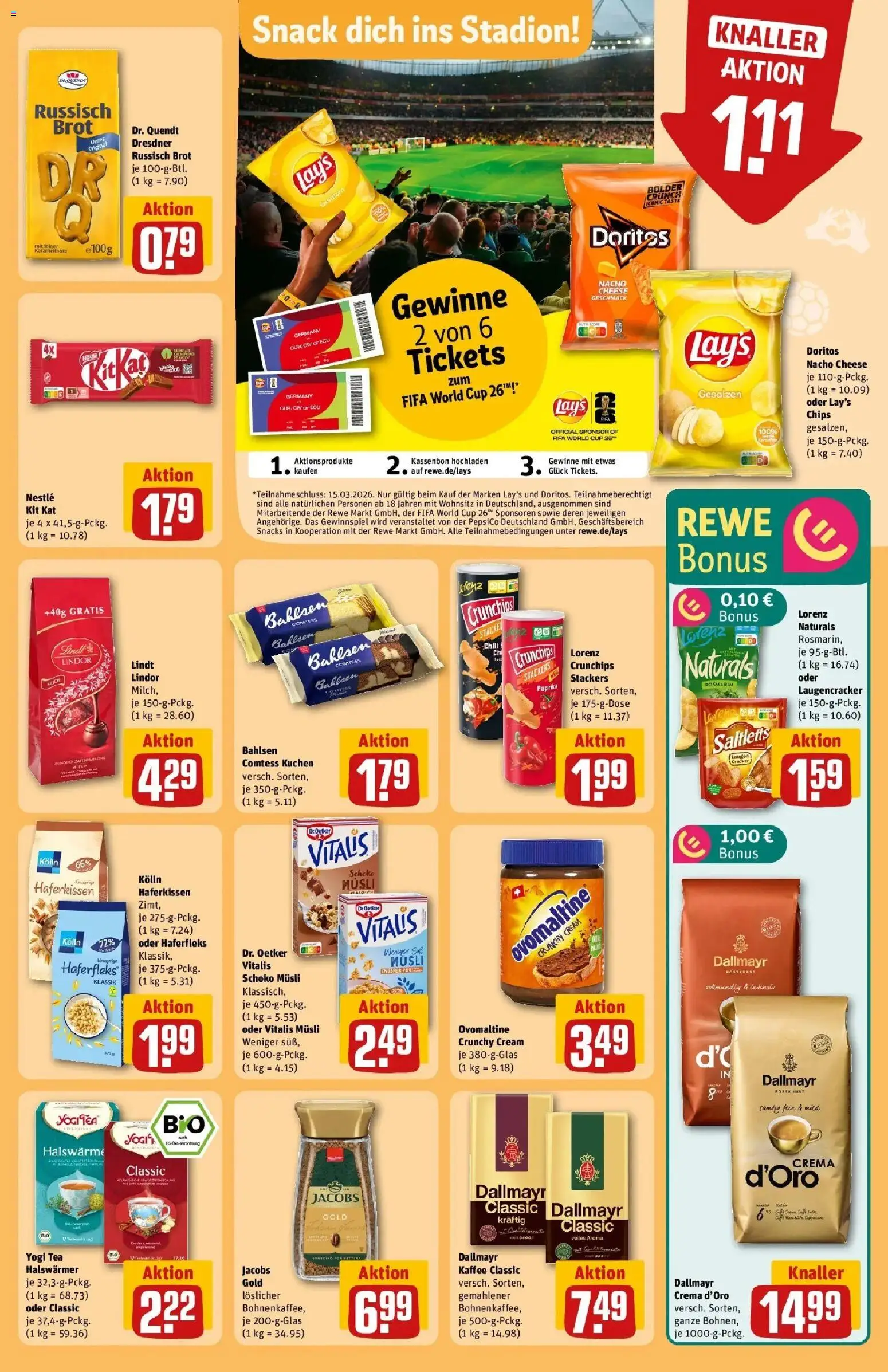 Rewe Prospekt Asslar	 – gültig ab 02.03.2026 | Seite: 27 | Produkte: Kolln, Dallmayr, Brot, Kuchen
