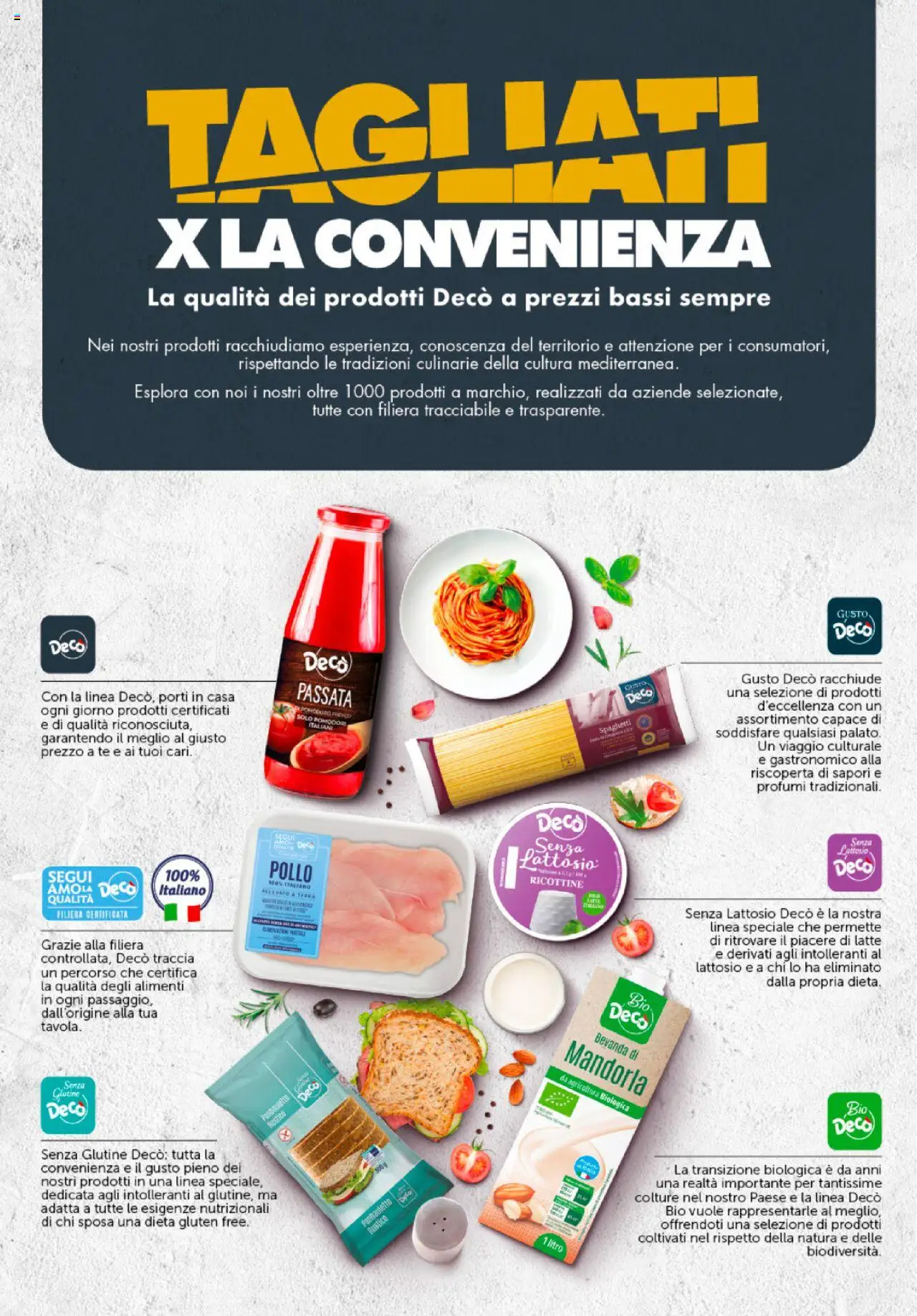 Volantino Decò del 16.10.2025 | Pagina: 7 | Prodotti: Pollo, Tè, Pomodori, Terra