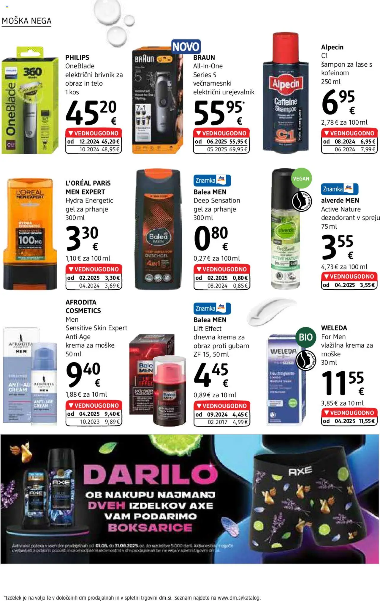 DM Drogerie Markt katalog │ velja od 01.08.2025 | Stran: 16 | Izdelki: Gel za prhanje, Sampon, Krema, Brivnik