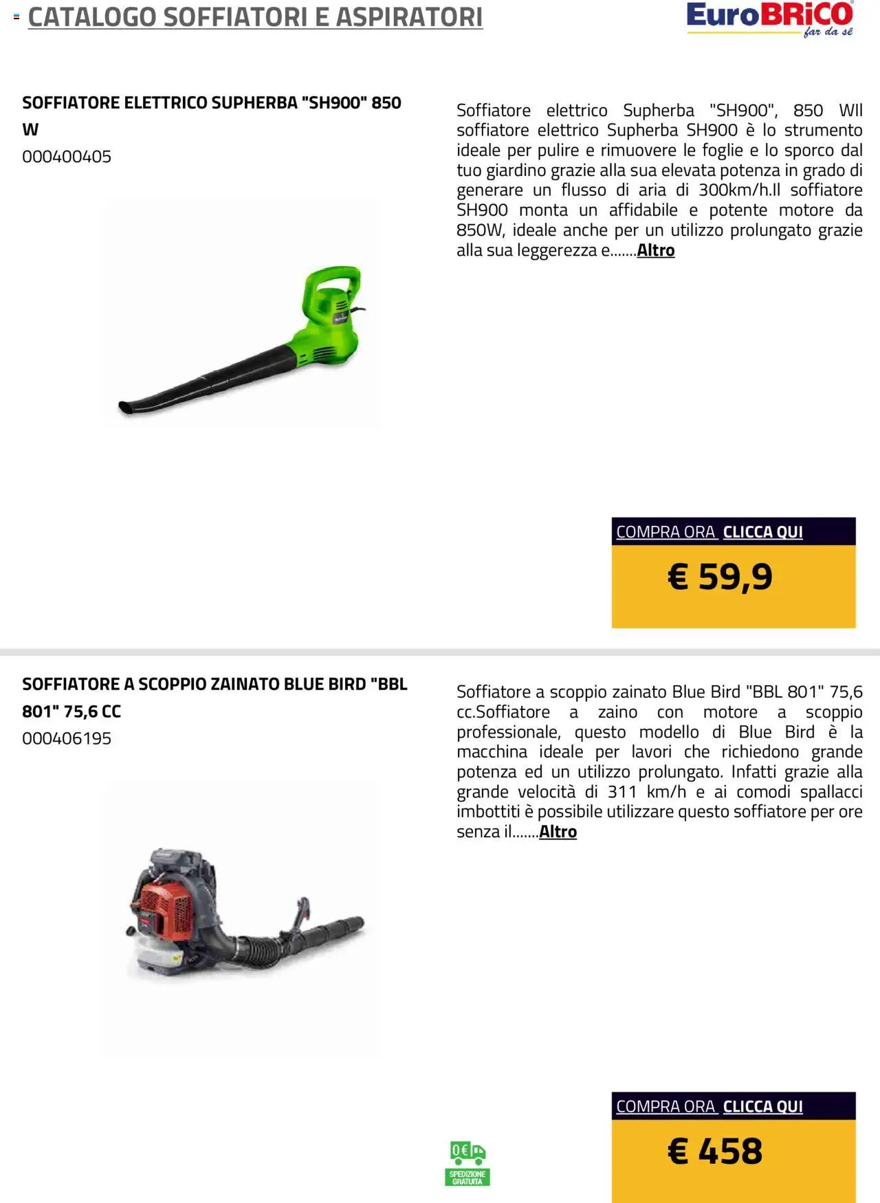 Volantino Eurobrico del 23.07.2025 | Pagina: 16 | Prodotti: Zaino