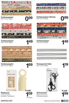 Zeeman folder - Voorbeeld van een folder van Zeeman, geldig van 13.12.2025 | Pagina: 4 | Producten: Tape