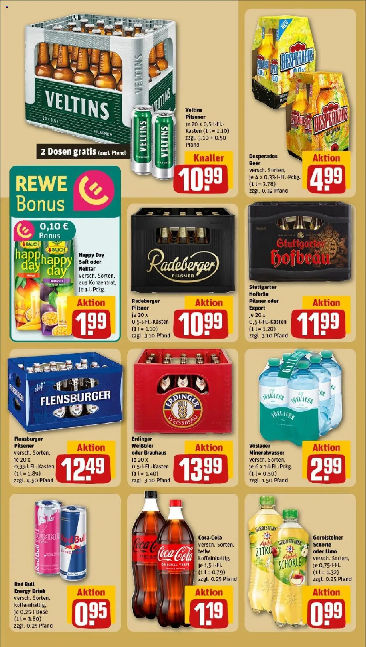 Rewe prospekt Ilvesheim	 - gültig ab dem 15.06.2025 | Seite: 16 | Produkte: Red bull, Cola, Energy, Desperados