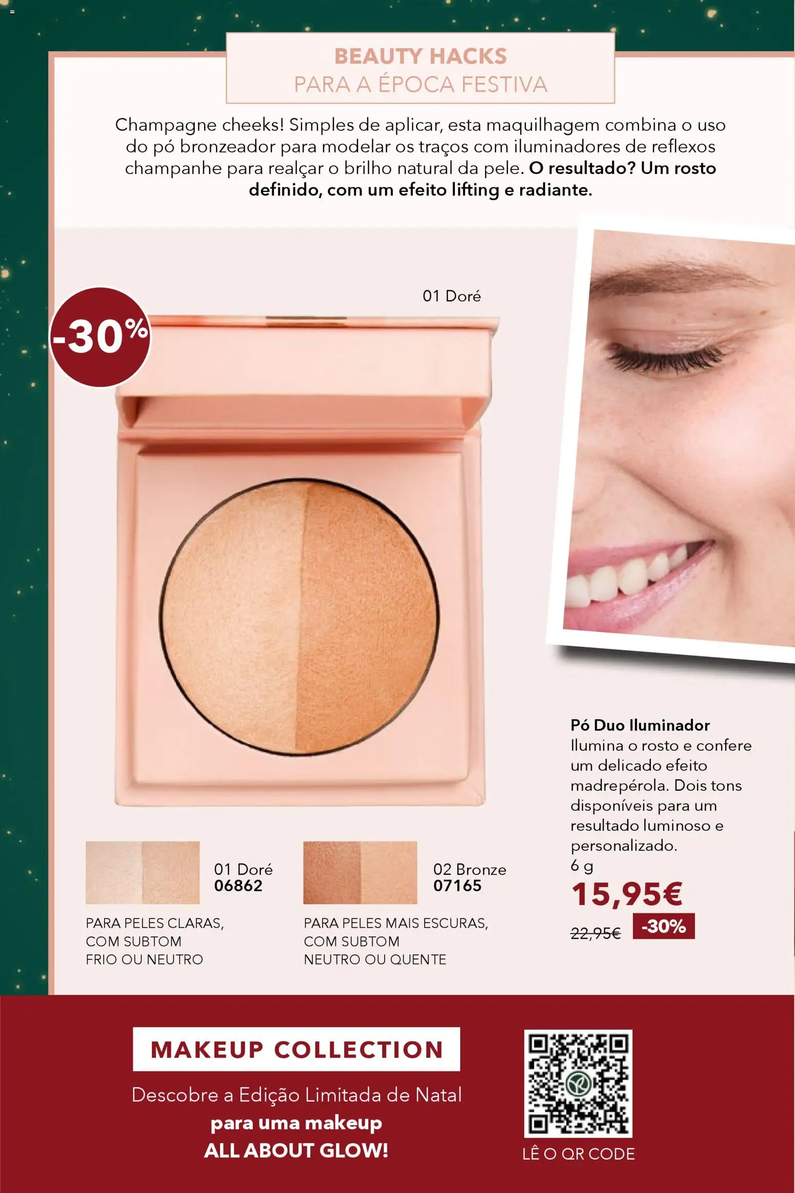 Yves Rocher catálogo 15 │ válido de 30.11.2025 | Página: 32 | Produtos: Pó, Bronzeador, Maquilhagem, Champagne