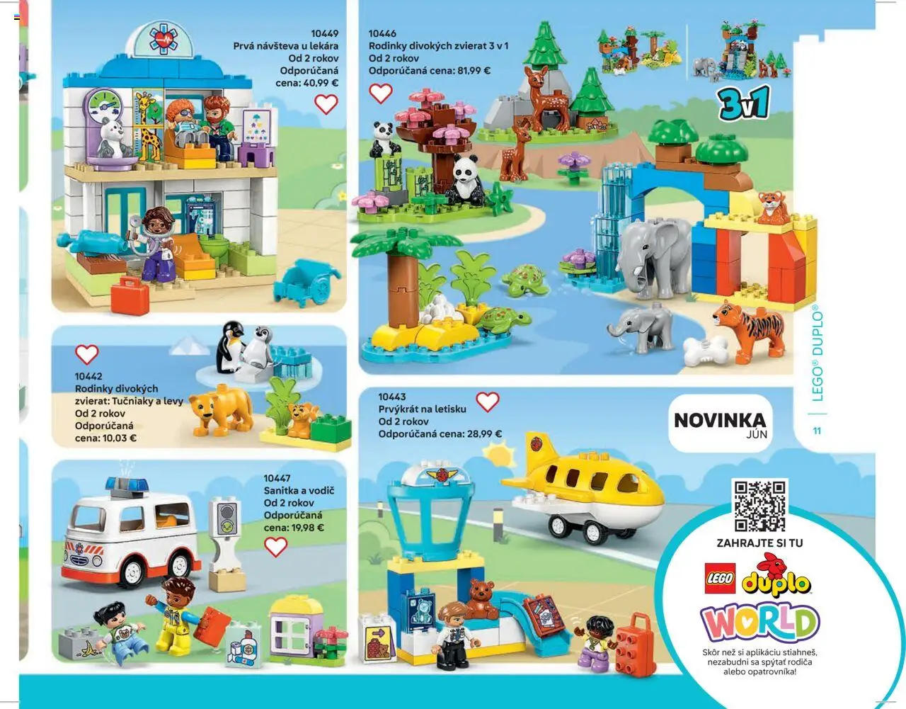 Nové ALLTOYS akcie – leták je platný od 01.06.2025 | Strana: 11 | Produkty: LEGO, LEGO DUPLO