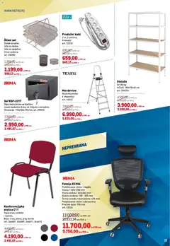 Metro katalog  - pregled Metro kataloga - važi od 02.04.2026 | Strana: 15 | Proizvode: Šal, Fotelja, Stolica, Merdevine