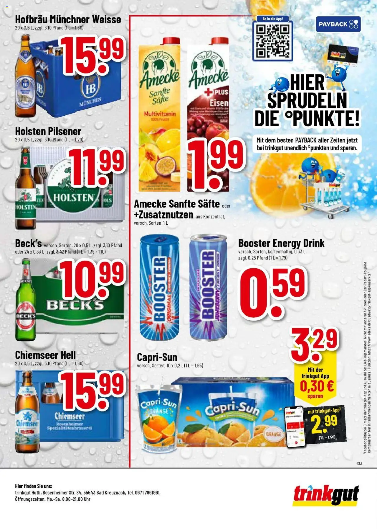 Trinkgut prospekt Bad Kreuznach	 - gültig ab dem 06.07.2025 | Seite: 8 | Produkte: Decke, Energy, Holsten, Uhr