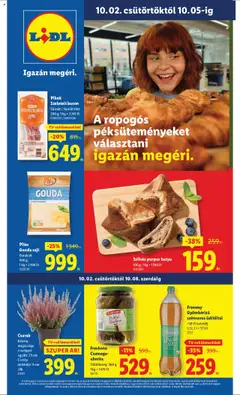Lidl Akciós újság - amely érvényes a következő dátumtól: 02.10.2025