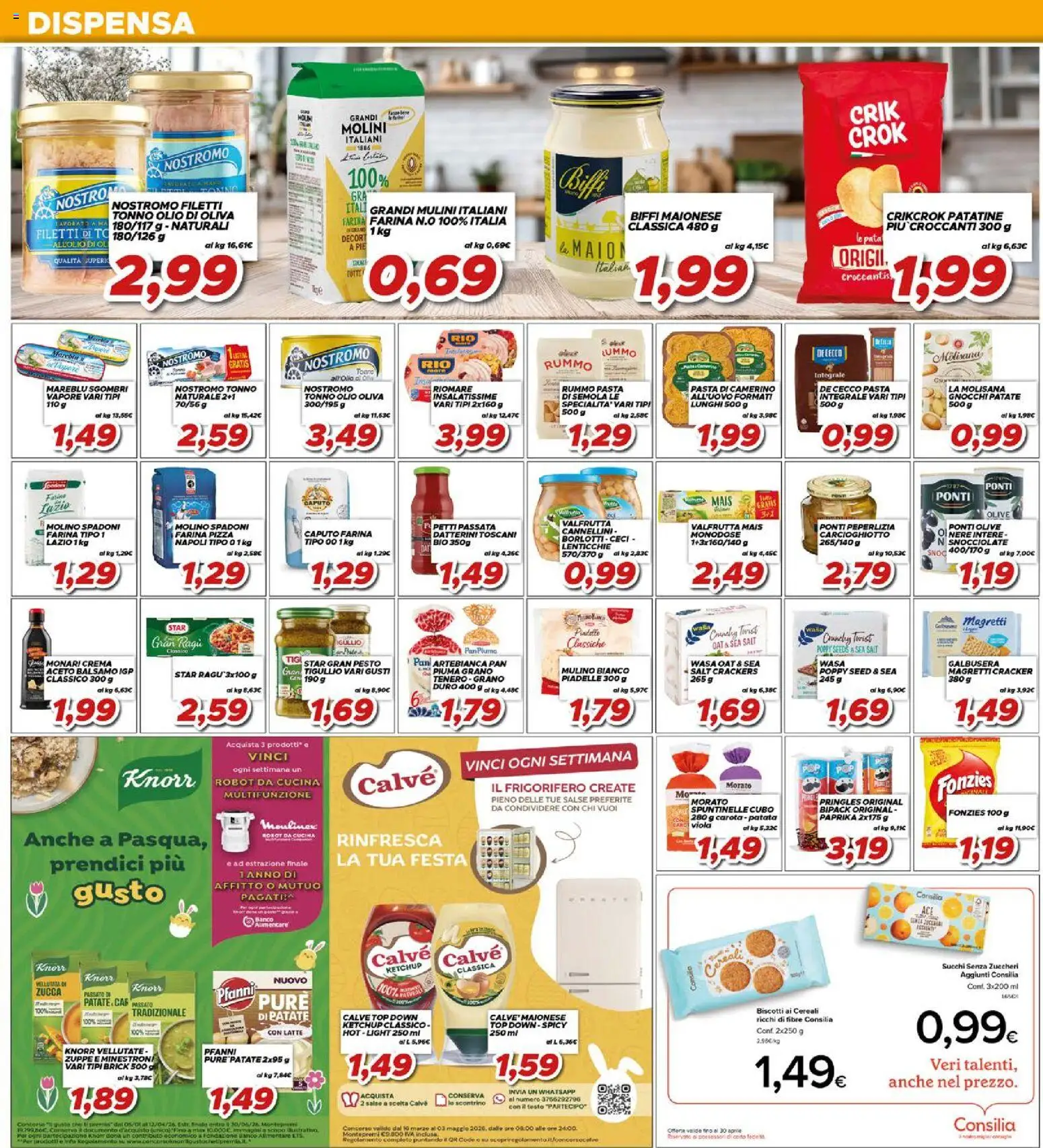 Volantino Ma Supermercati del 07.04.2026 | Pagina: 12 | Prodotti: Pasta, Zucca, The, Gnocchi