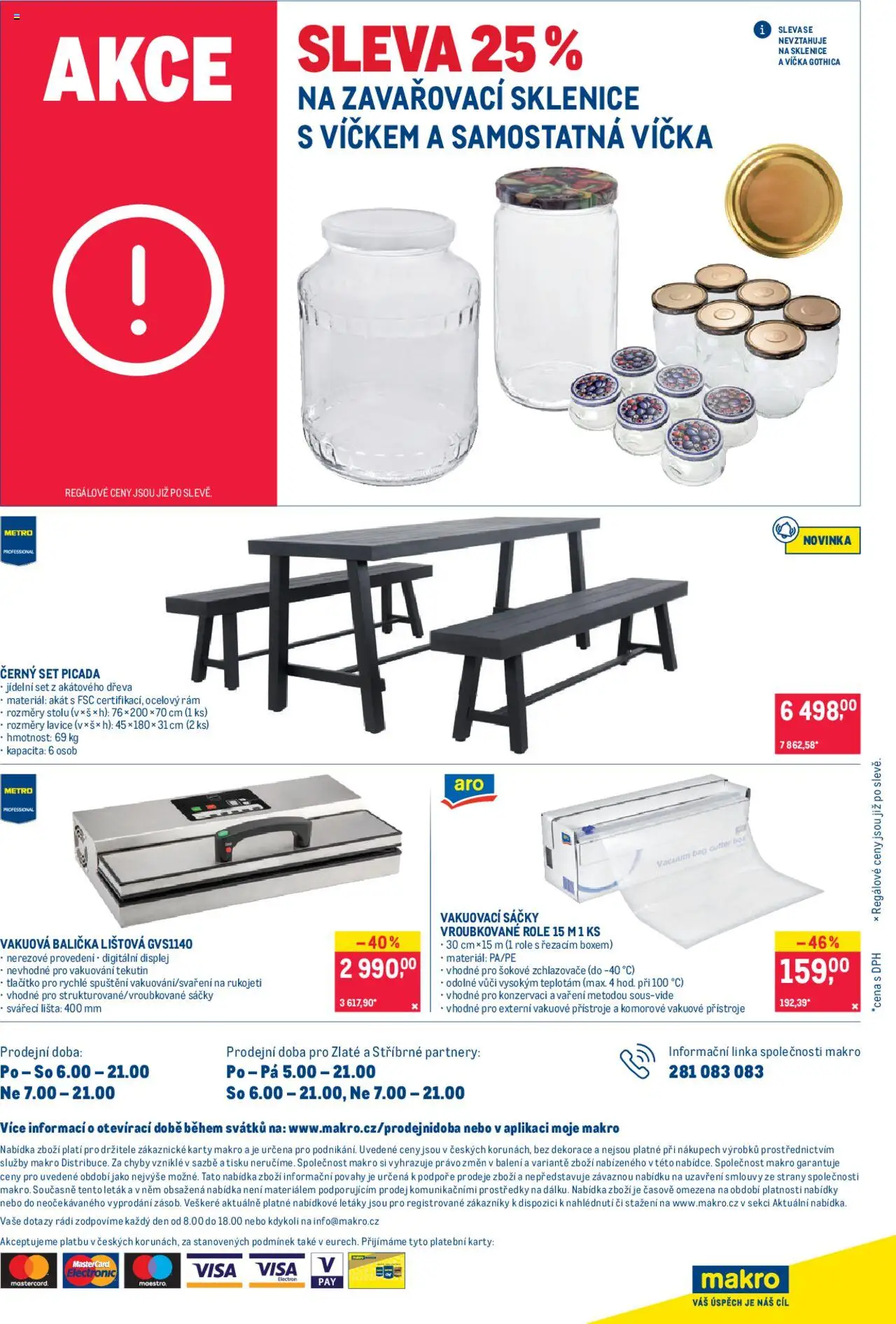 Makro leták - Spotřební zboží od 18.06.2025 | Strana: 10 | Produkty: Jídelní set, Lavice, Sklenice, Dekorace