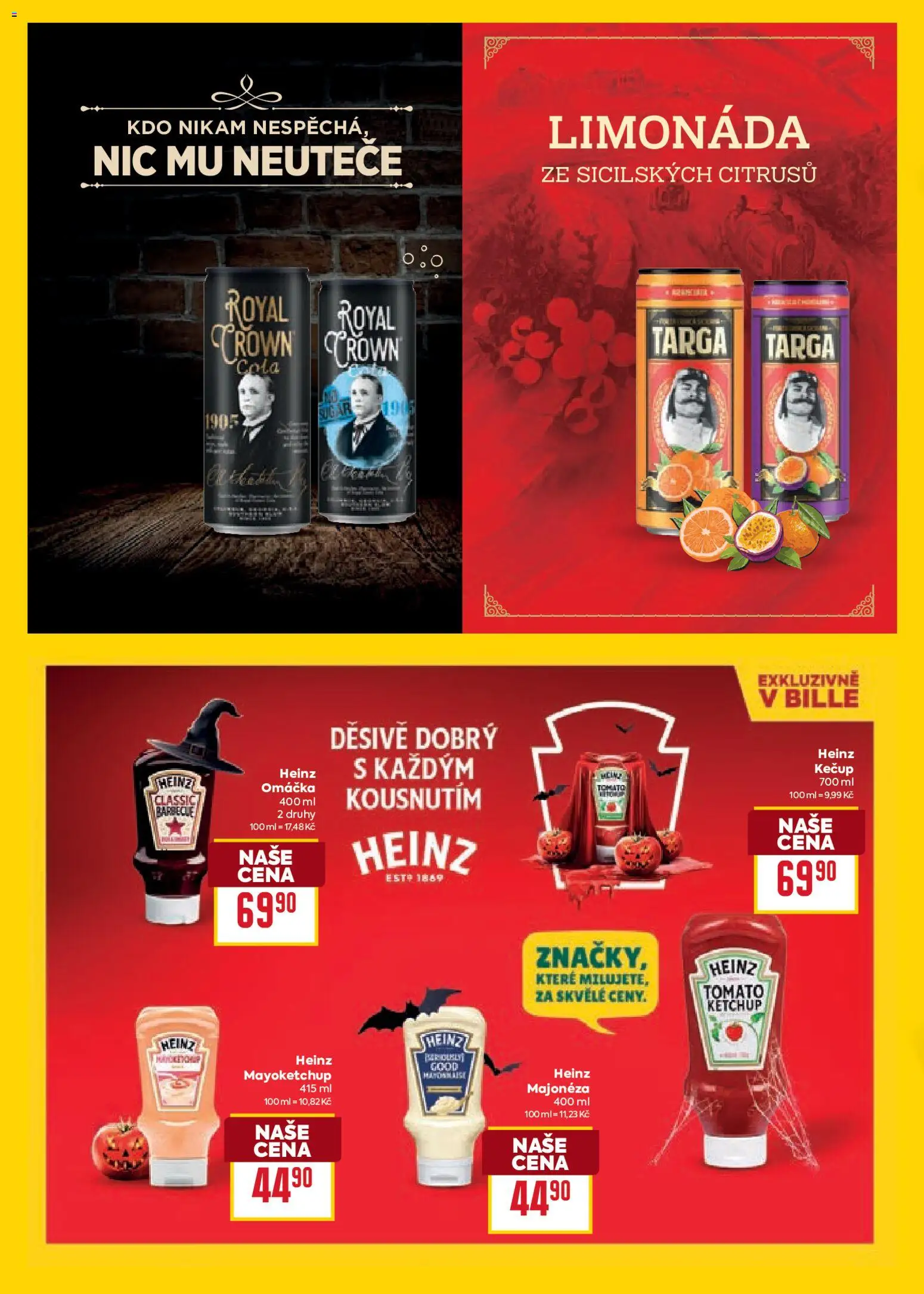 Billa Velký leták od 29.10.2025 | Strana: 30 | Produkty: Limonáda, Kečup, Majonéza, Cola