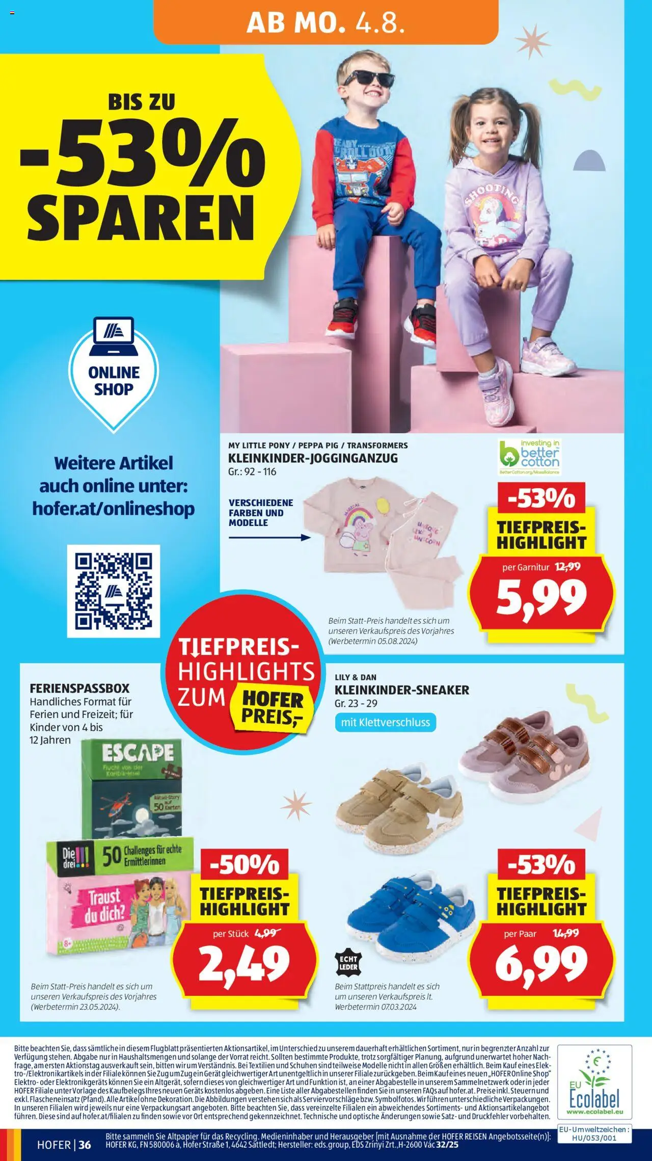 Hofer Flugblatt gültig ab 01.08.2025 | Seite: 40