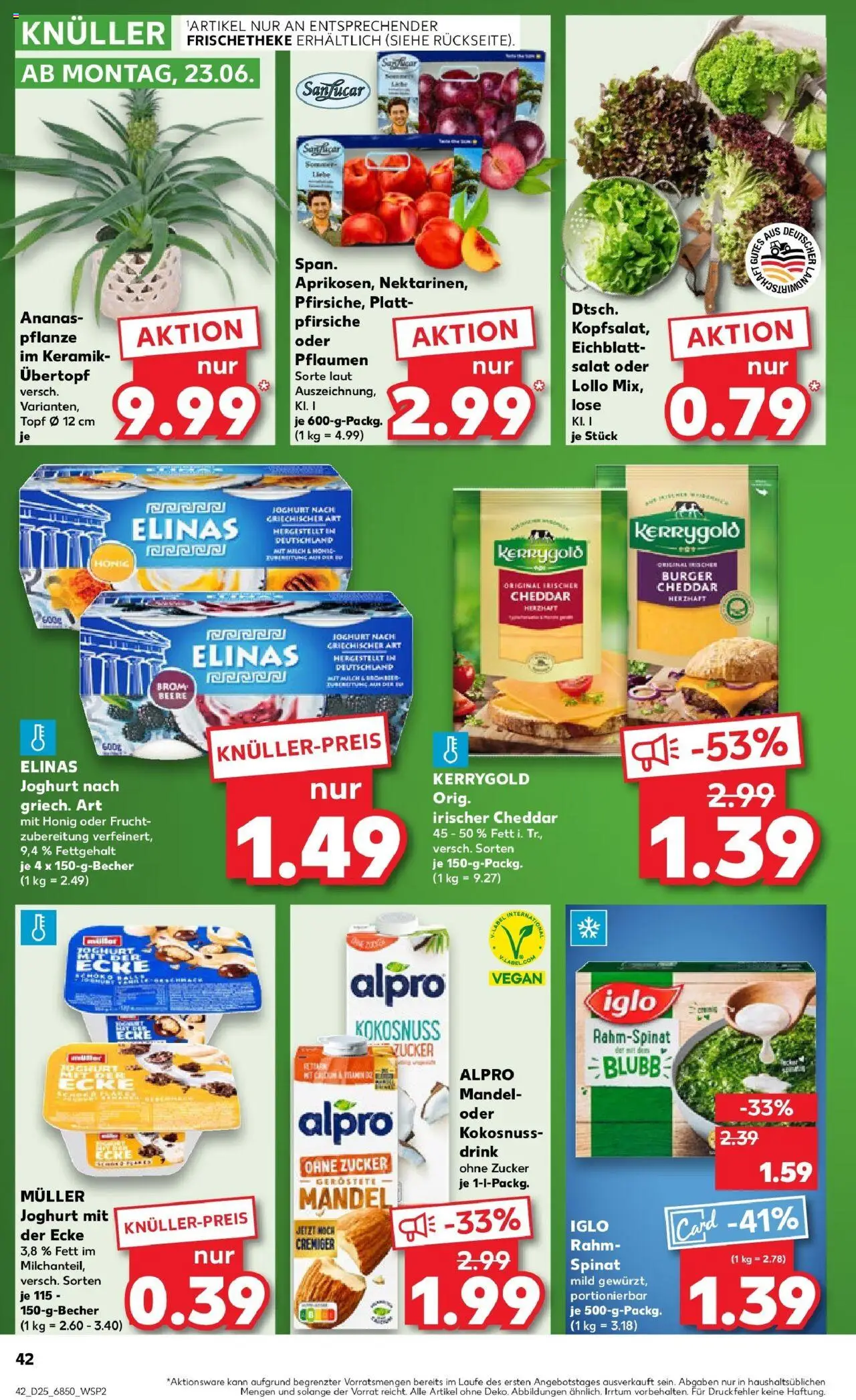 Kaufland prospekt Kaufbeuren	 - gültig ab dem 22.06.2025 | Seite: 3 | Produkte: Milch, Joghurt, Alpro, Zucker