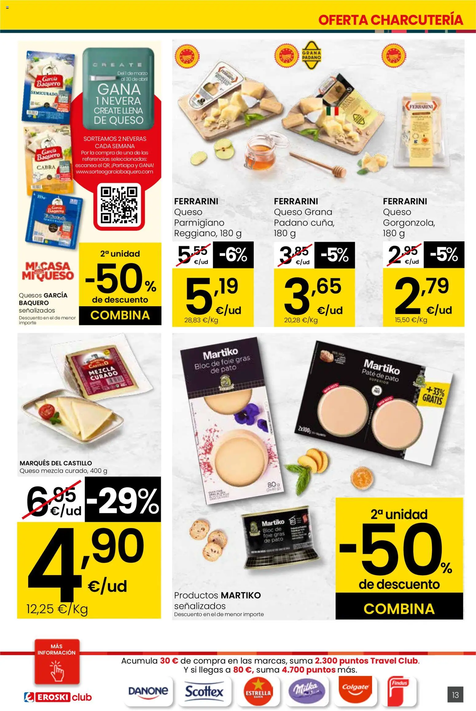 Eroski - Quieres ahorrar conmigo │ válido desde el 26.03.2026 | Página: 13 | Productos: Queso, Paté, Nevera