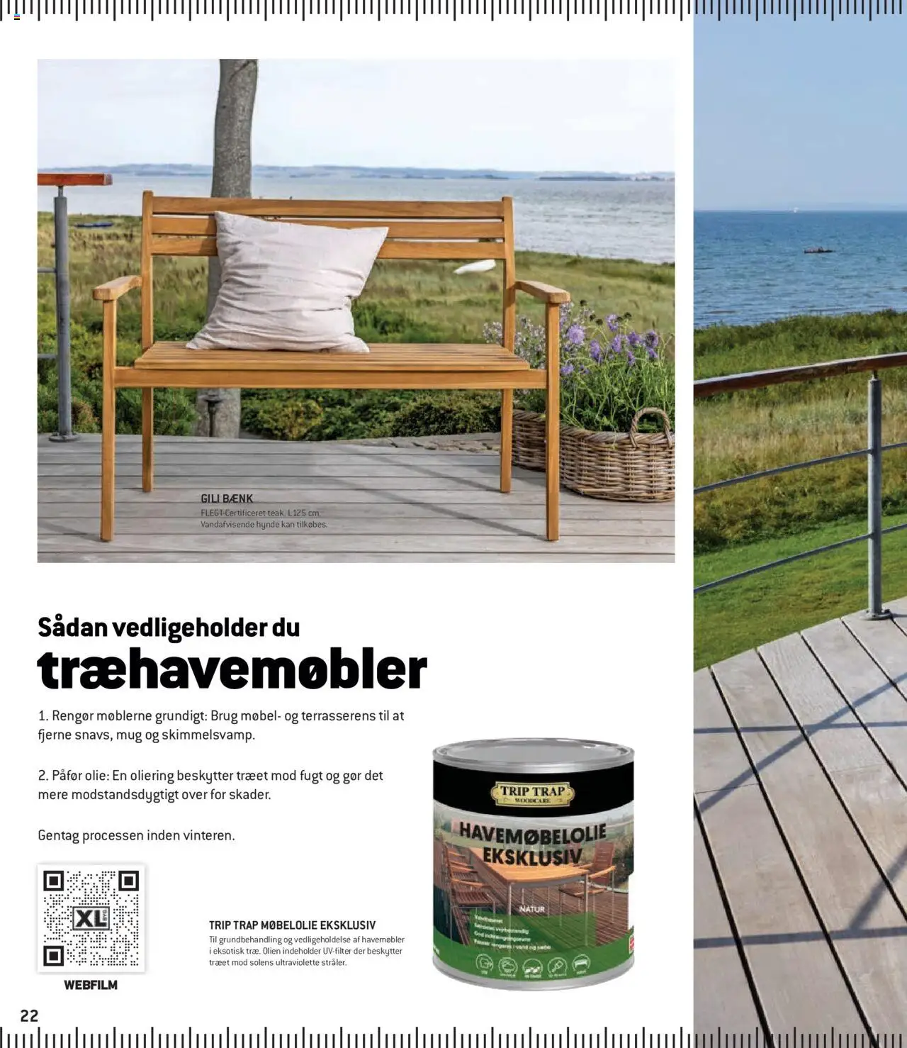 XL-BYG Tilbudsavis gyldig fra 30.06.2025 | Side: 23 | Produkter: Olie, Havemøbler, Bænk
