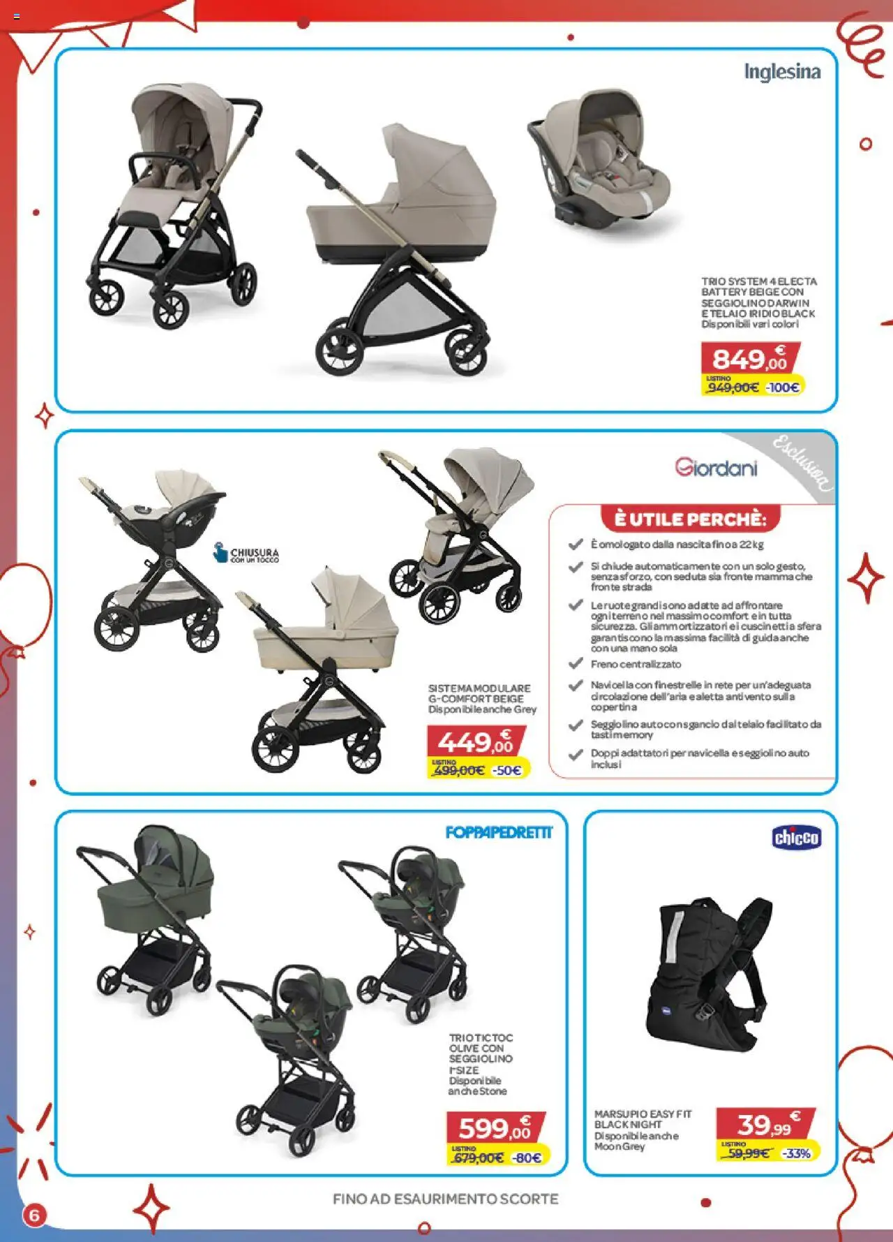 Volantino Bimbo store del 02.10.2025 | Pagina: 6 | Prodotti: Olive, Seggiolino