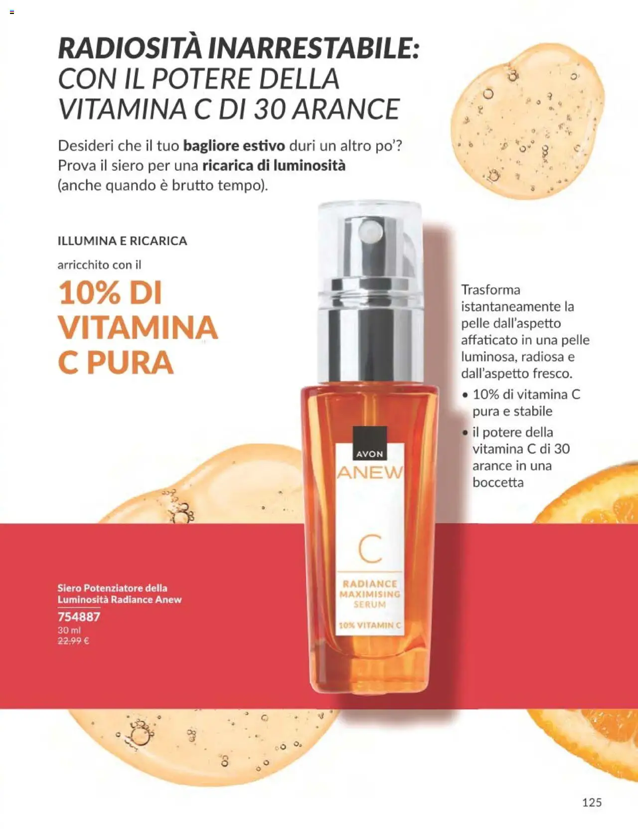 Volantino Avon del 01.10.2025 | Pagina: 125 | Prodotti: Arance