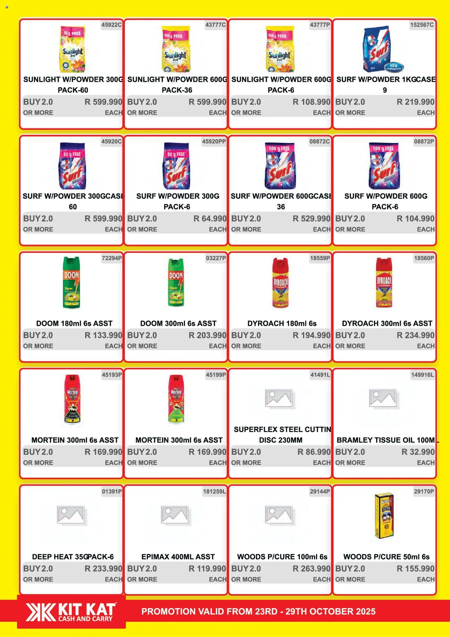 New KIT KAT Cash & Carry catalogue – valid from 23.10.2025 | Page: 28 | Products: Tissue oil, Oil