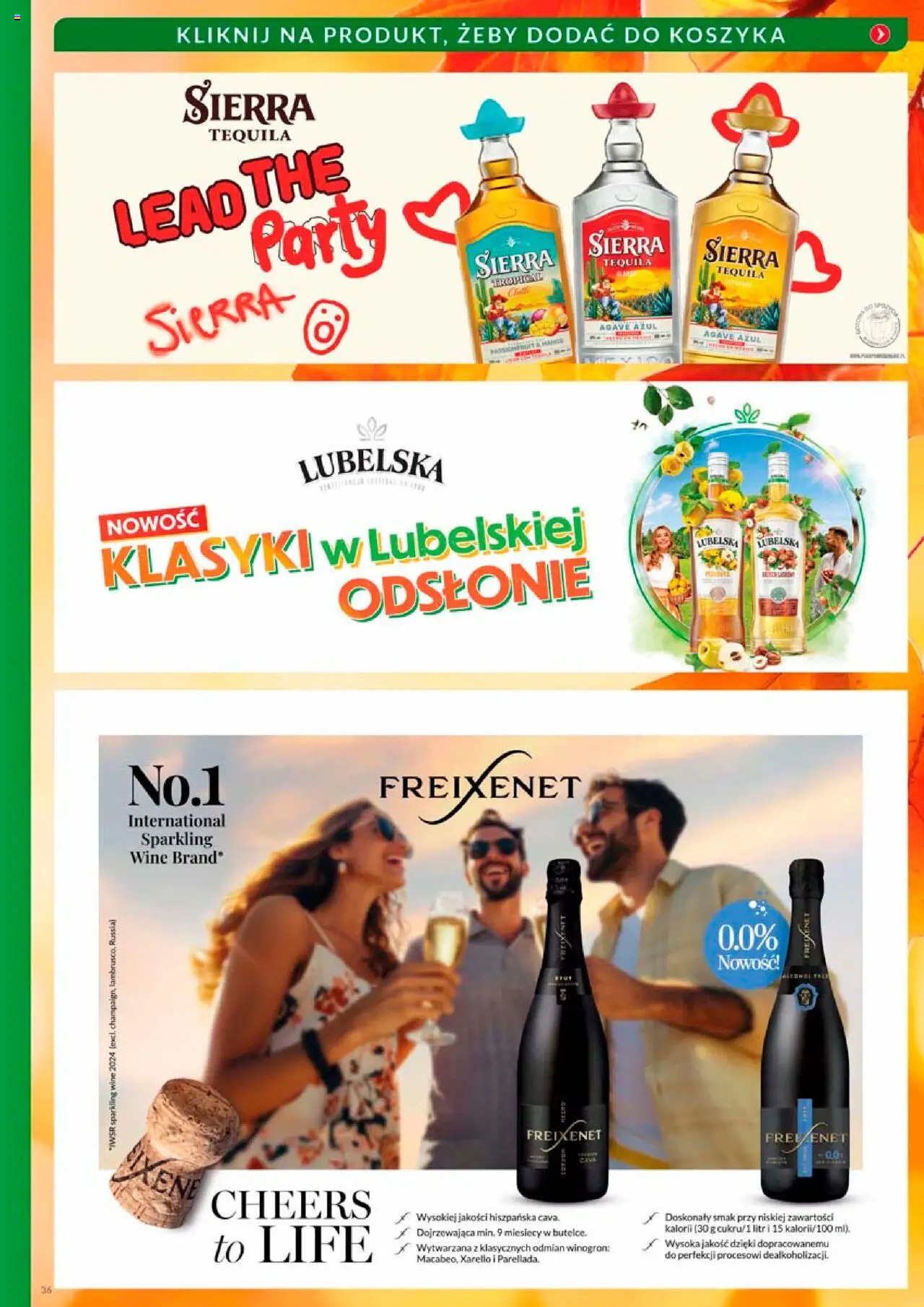 Eurocash Gazetka - Katalog Alkoholowy od 01.10.2025 | Strona: 36 | Produkty: Tequila