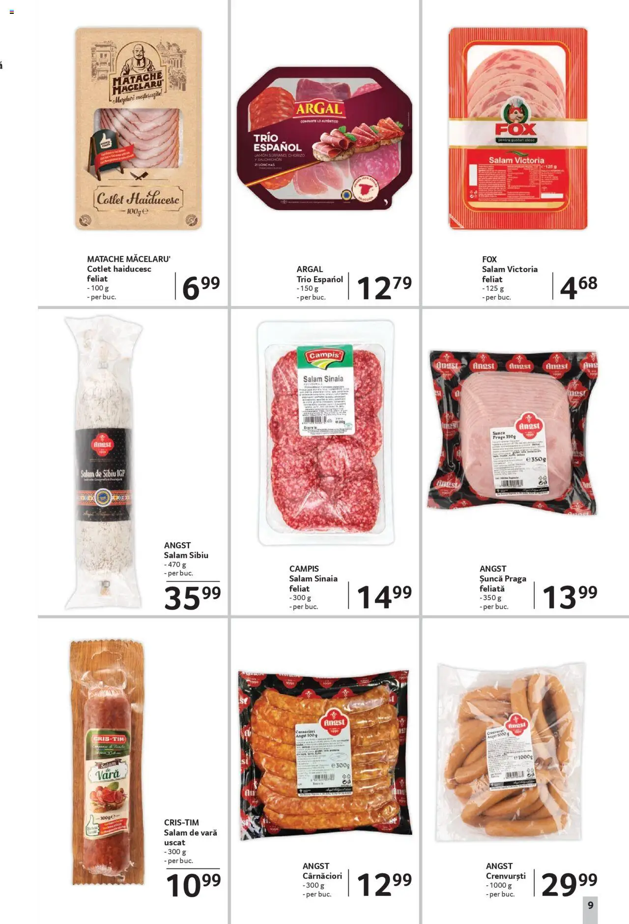 Catalog Selgros - Sibiu – valabil de la 08.08.2025 | Pagină: 9 | Produse: Lait de coco, Crenvurști, Salam, Șuncă