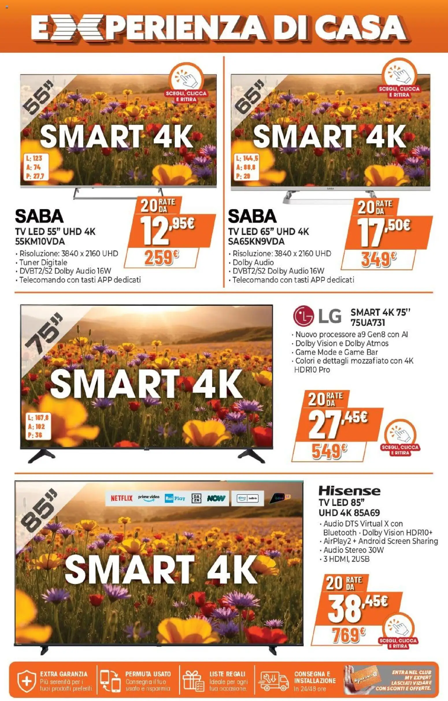 Volantino Expert del 09.04.2026 | Pagina: 11 | Prodotti: Telecomando, TV, Video, Audio