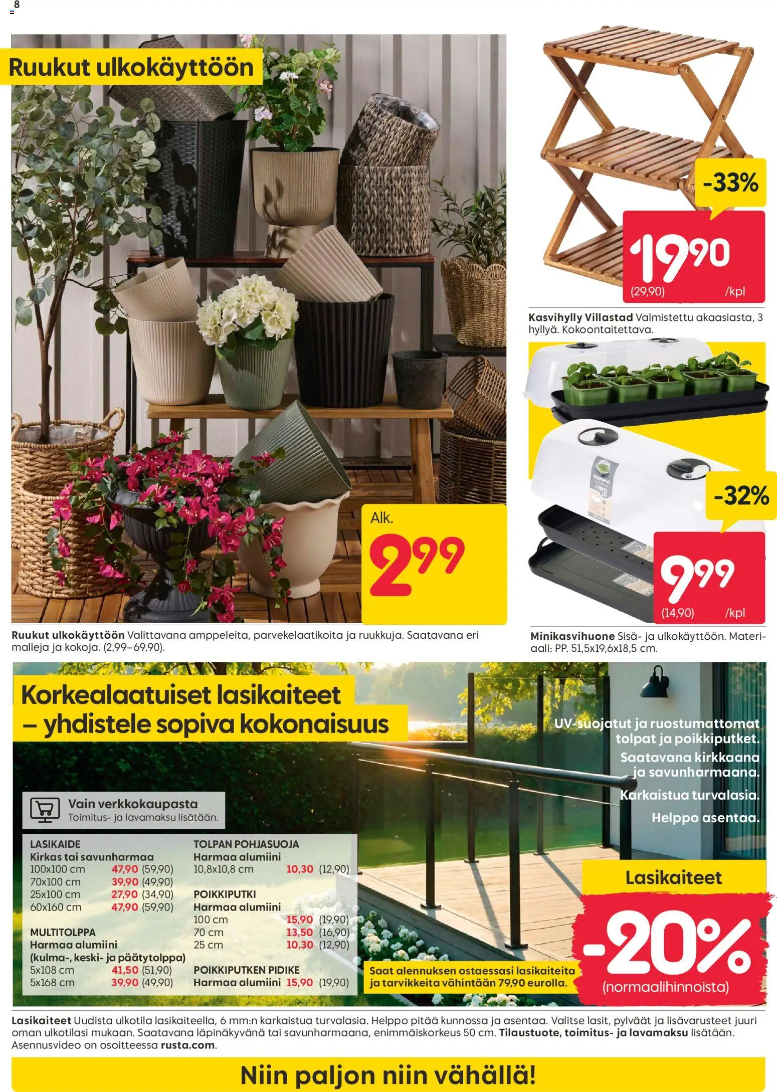 Rusta tarjoukset – voimassa 09.03.2026 alkaen | Sivu: 8