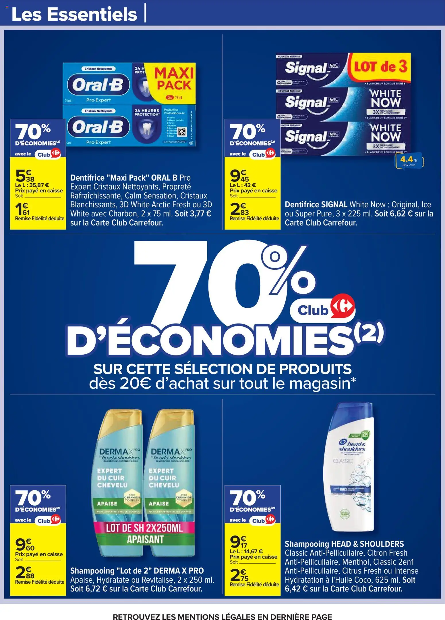 {H1} | Page: 56 | Produits: Citron, Shampooing, Dentifrice