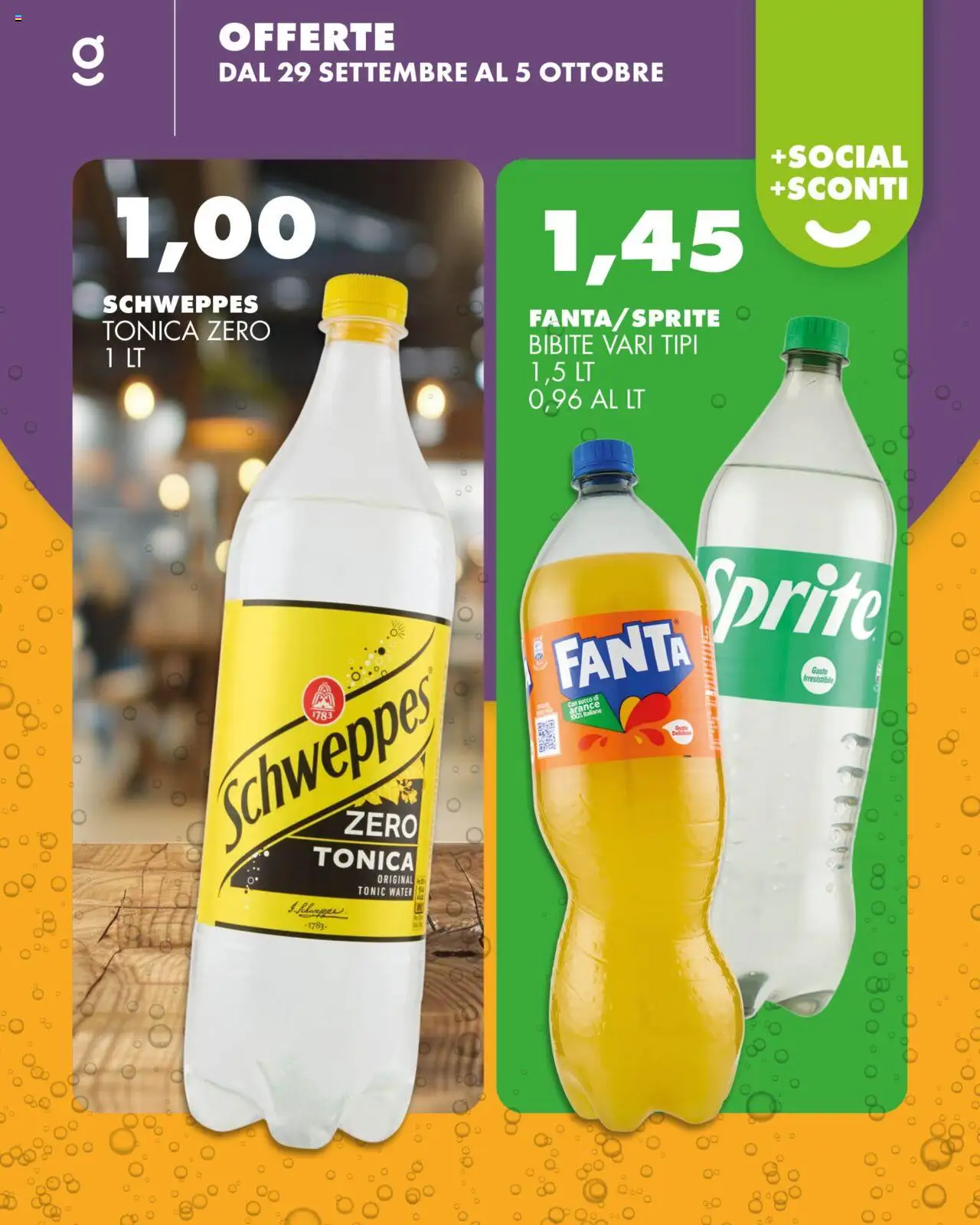Volantino GECOP del 29.09.2025 | Pagina: 10 | Prodotti: Succo, Arance, Bibite, Fanta