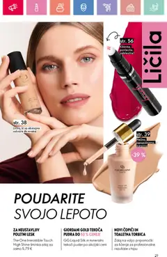 Oriflame katalog 10 │ velja od 13.07.2025 | Stran: 29 | Izdelki: Toaletna torbica, Licila, Puder, Torbica