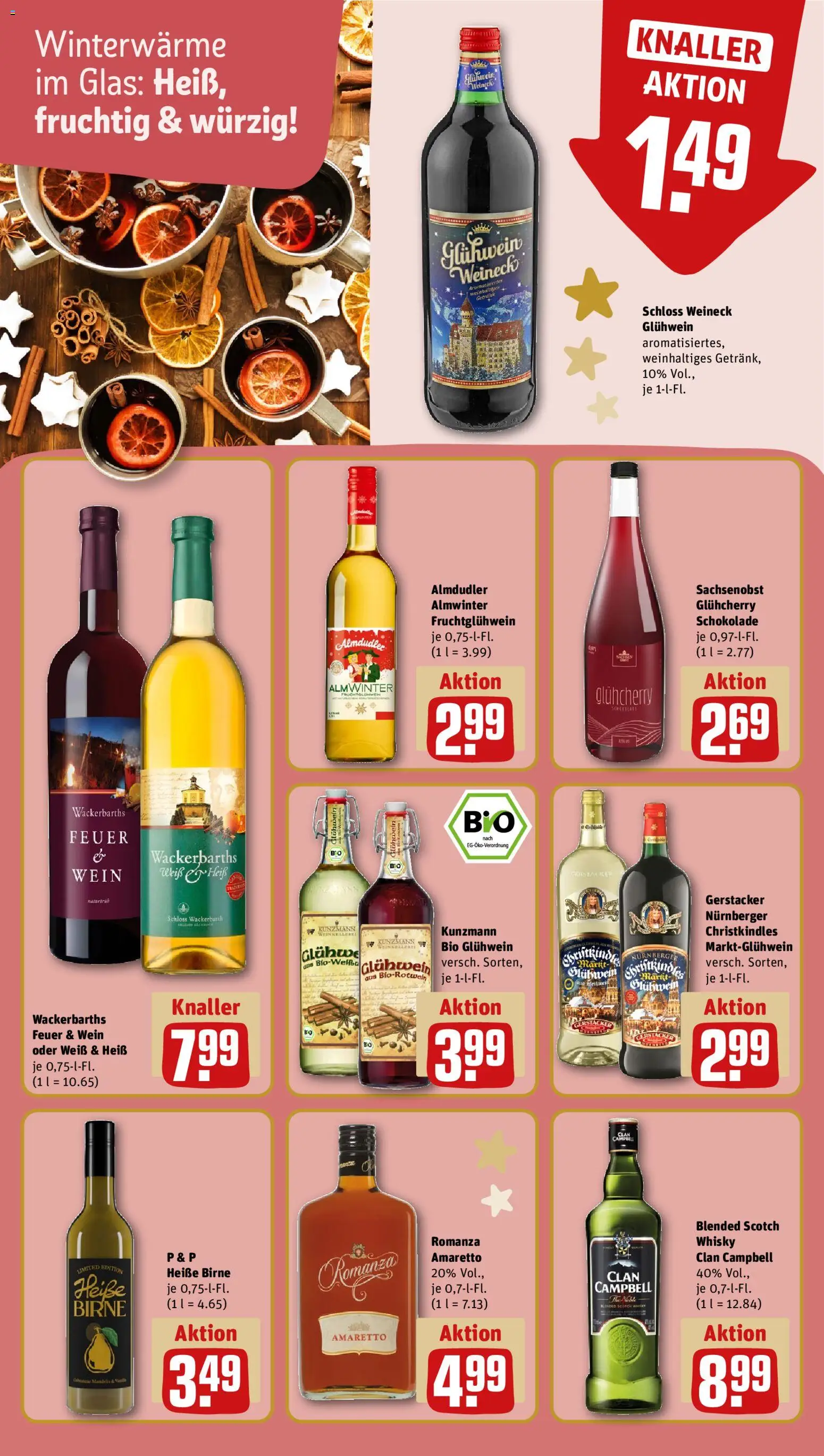 Rewe - Black Friday – gültig ab 24.11.2025 | Seite: 16 | Produkte: Whisky, Schokolade, Birne, Wein