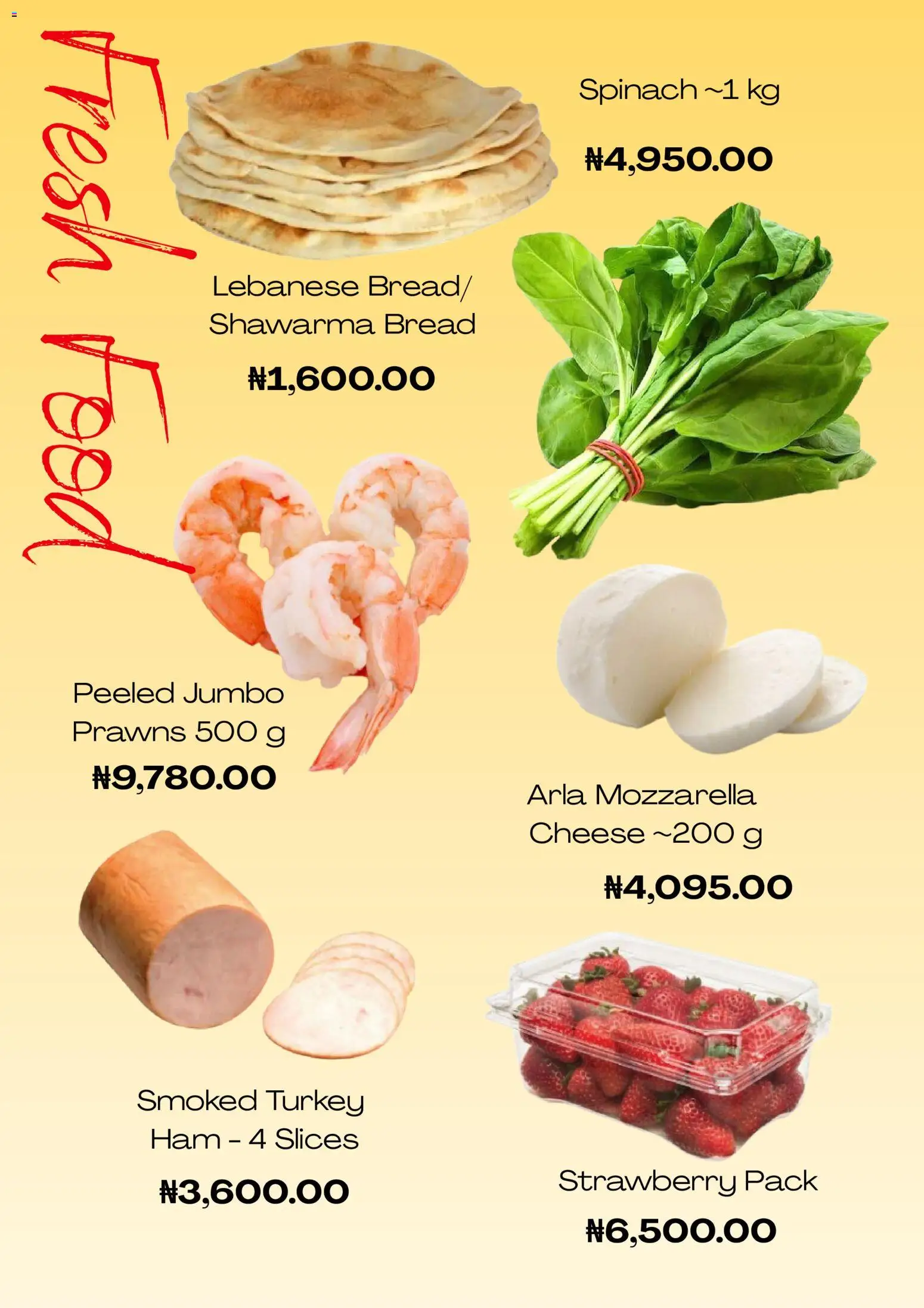Supermart Catalogue valid from 01.04.2026 | Page: 2 | Products: Bread, Cheese, Tampony, Grafitne olovke