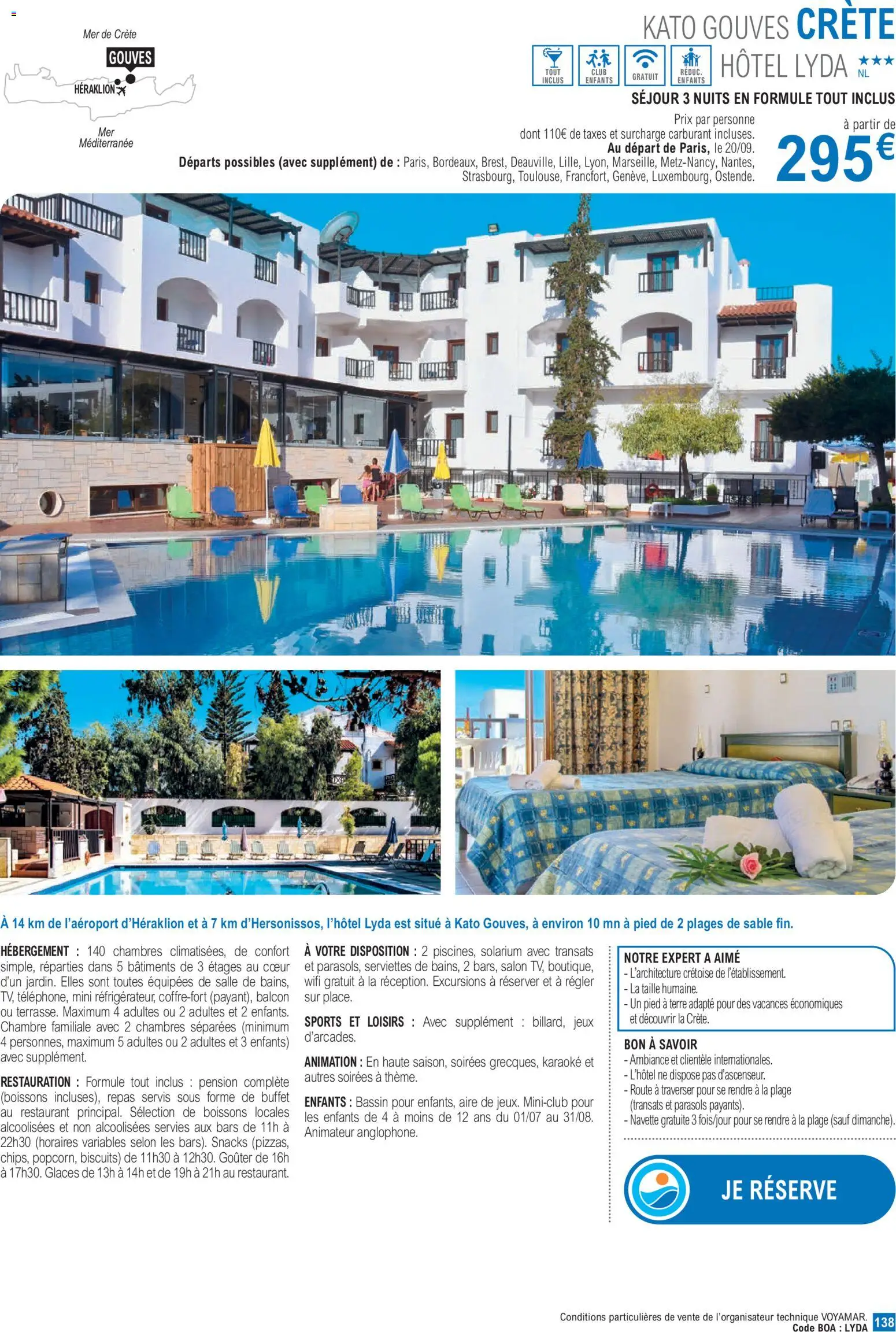 {H1} | Page: 138 | Produits: Glaces, Crête, Buffet, Jeux