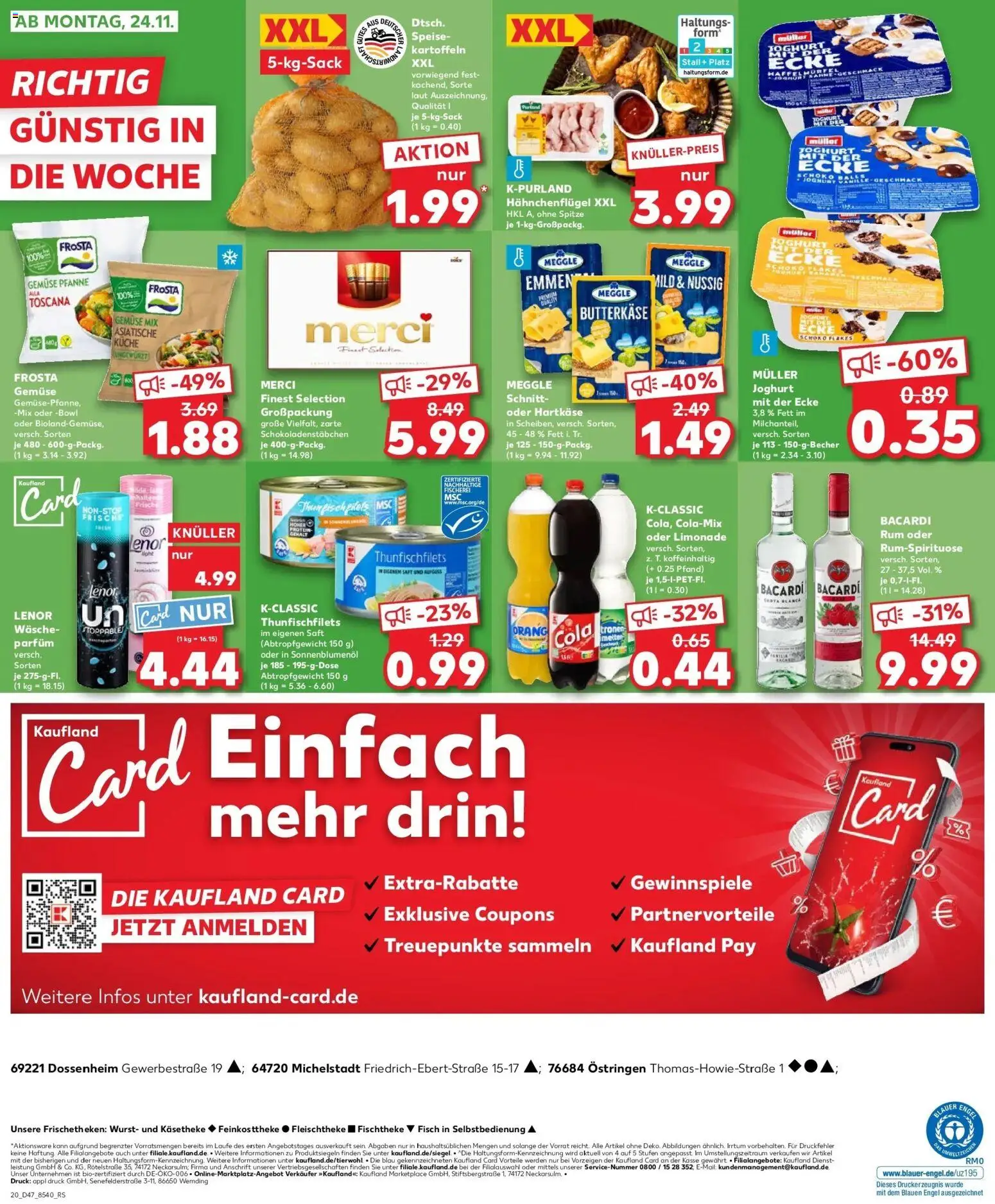 Kaufland prospekt Michelstadt	 – gültig ab 20.11.2025 | Seite: 20 | Produkte: Lenor, Cola, Rum, Parfüm