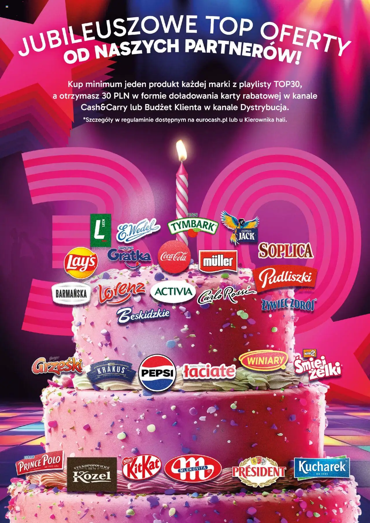 Eurocash Gazetka - Hity 30-Lecia C&C od 01.09.2025 | Strona: 20 | Produkty: Top, Pepsi