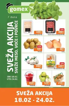 Gomex sveža akcija - pregled Gomex kataloga - važi od 18.02.2026