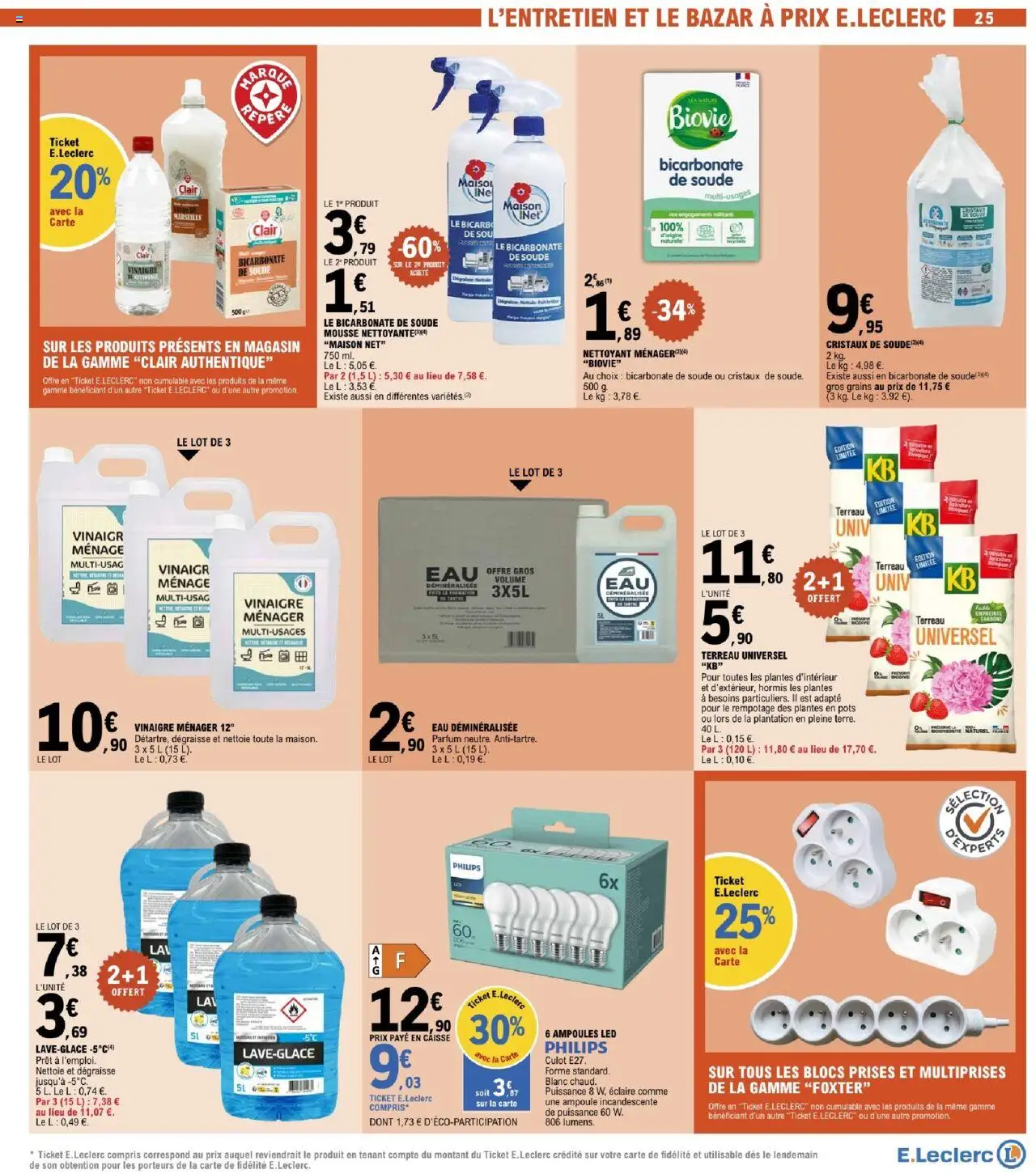  | Page: 25 | Produits: Plantes, Parfum, Prises, Bicarbonate de soude
