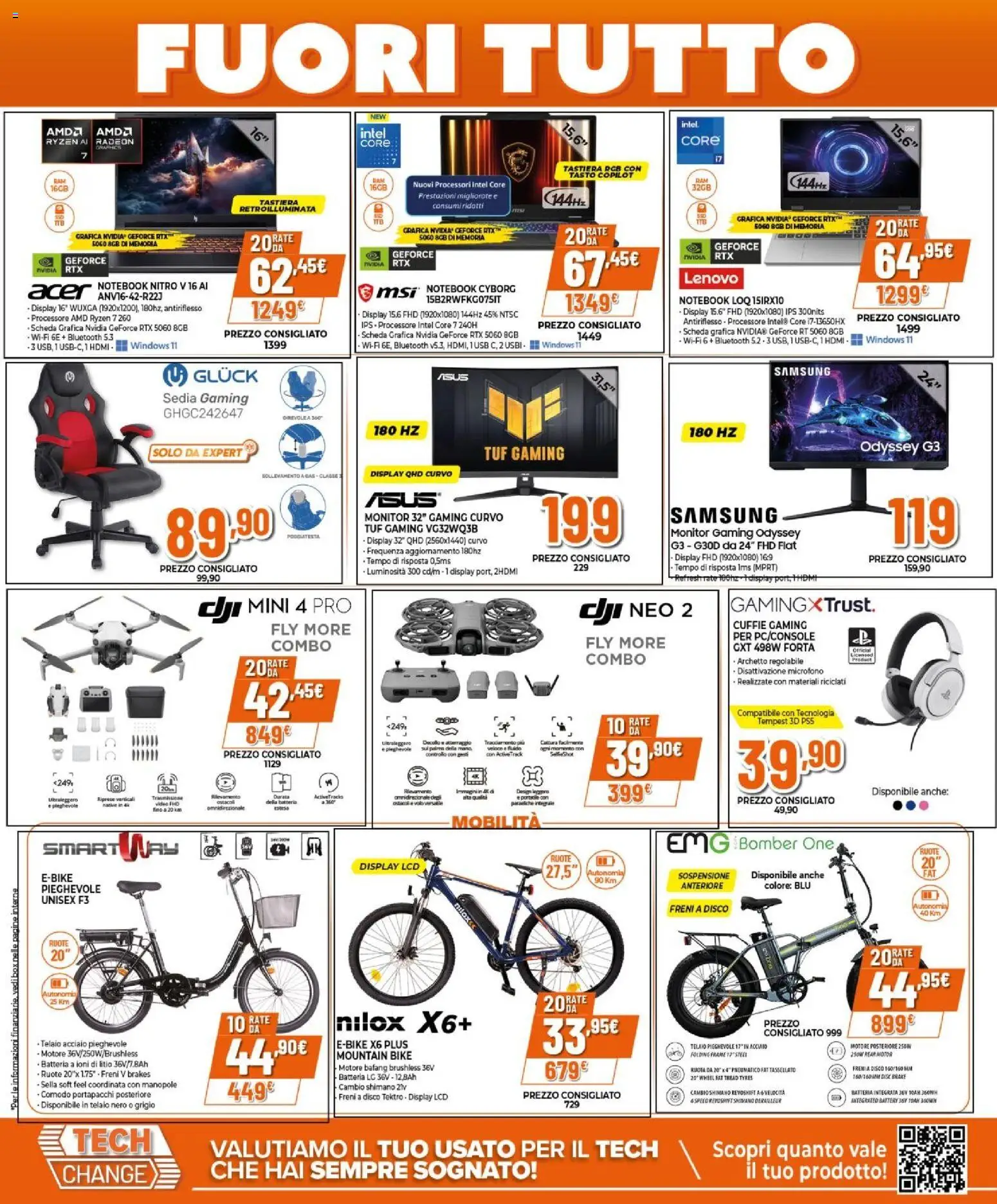 Volantino Expert del 15.01.2026 | Pagina: 6 | Prodotti: Tastiera, Cuffie, Batteria, Samsung