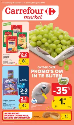 Carrefour market folder week 34 - Voorbeeld van een folder van Carrefour market, geldig van 20.08.2025